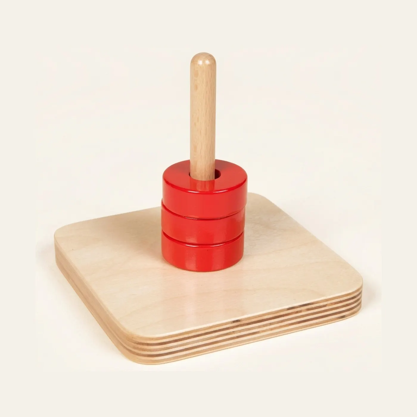 Disky na svislém kolíku: Montessori pomůcka | Faborino