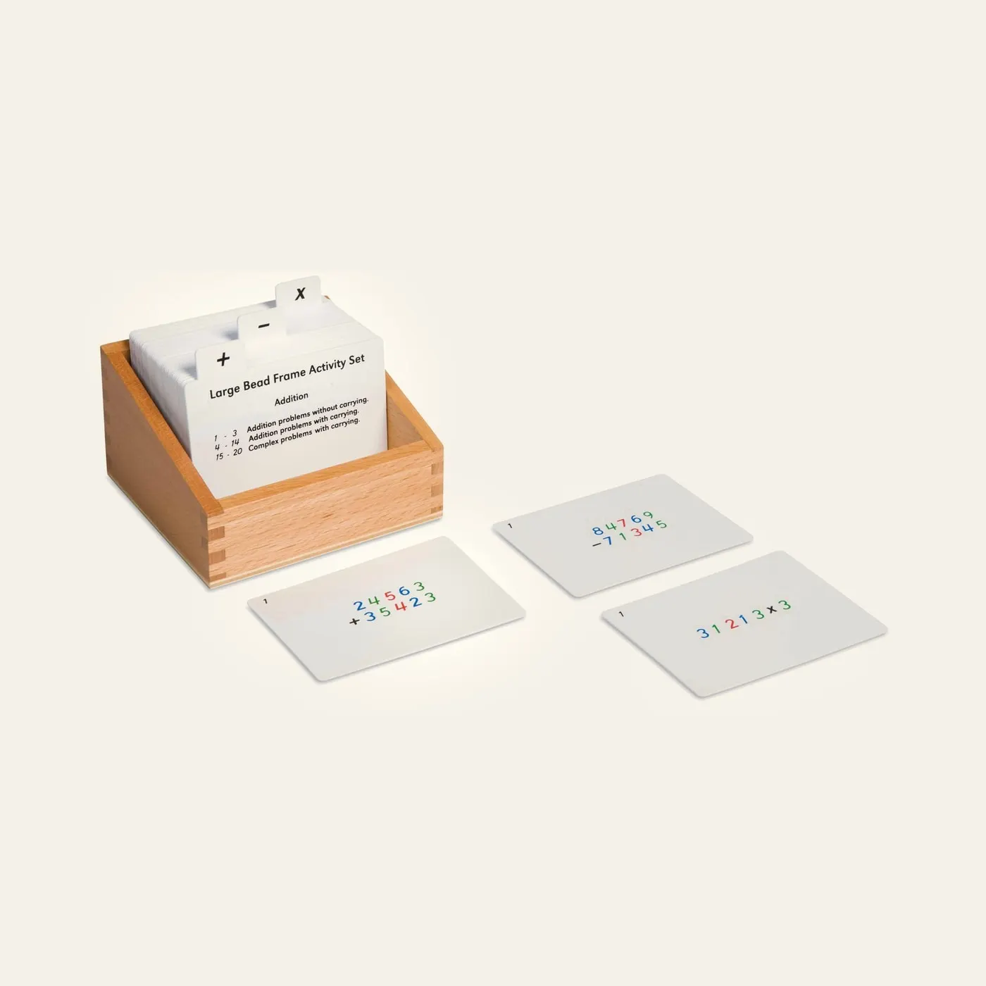 Large Bead Frame Activity Set: Multiplication Exercises