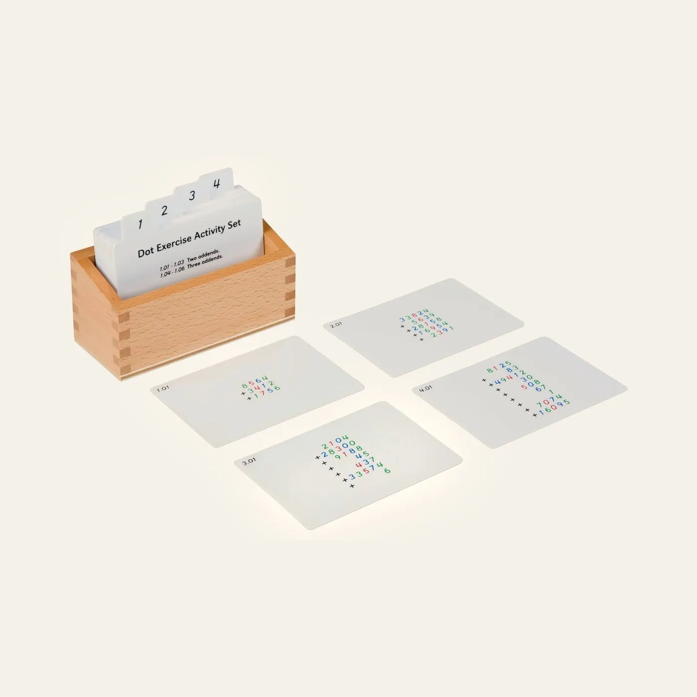 Dot Exercise Activity Set: Montessori material | Faborino