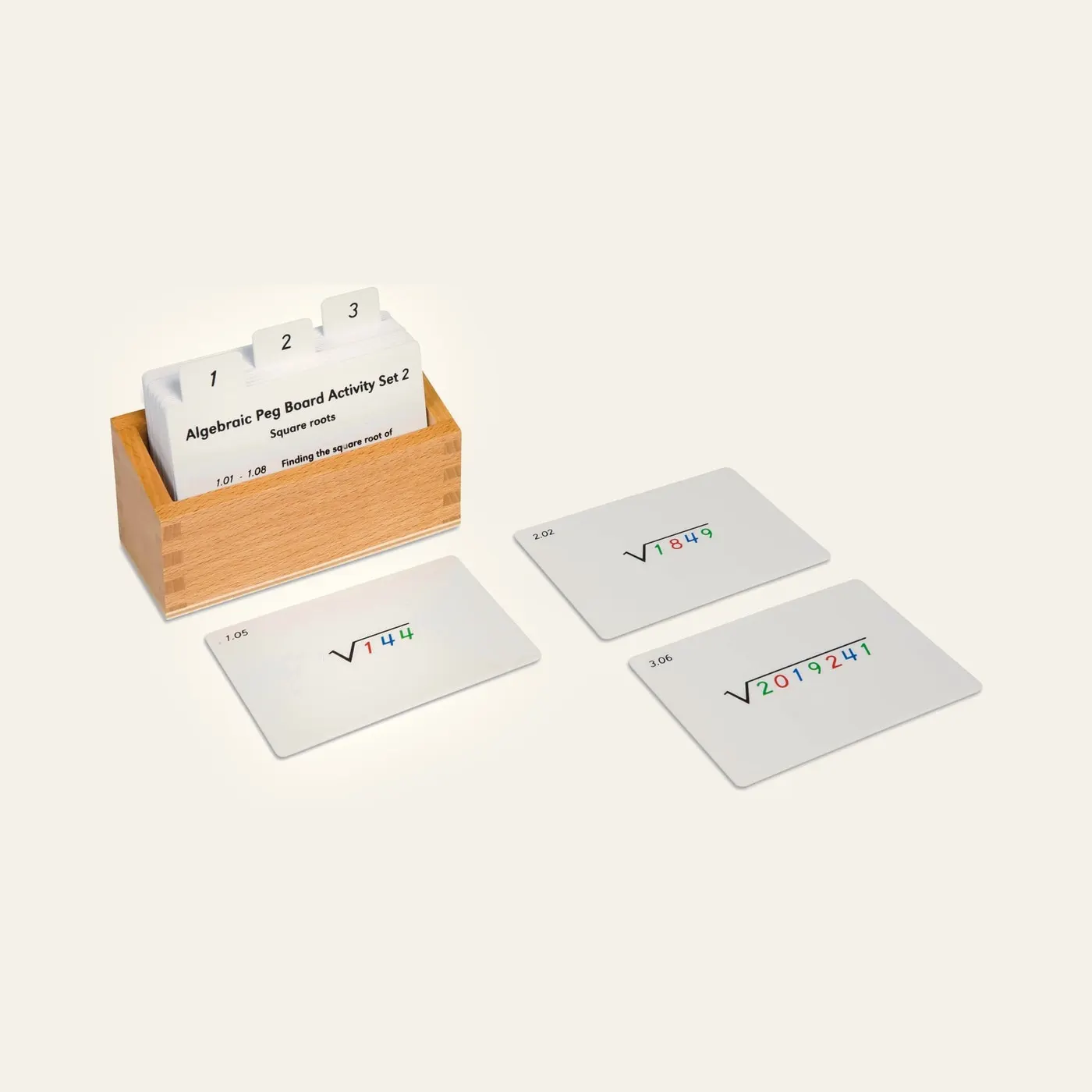 Algebraic Peg Board Activity Set: 2: Montessori material | Faborino