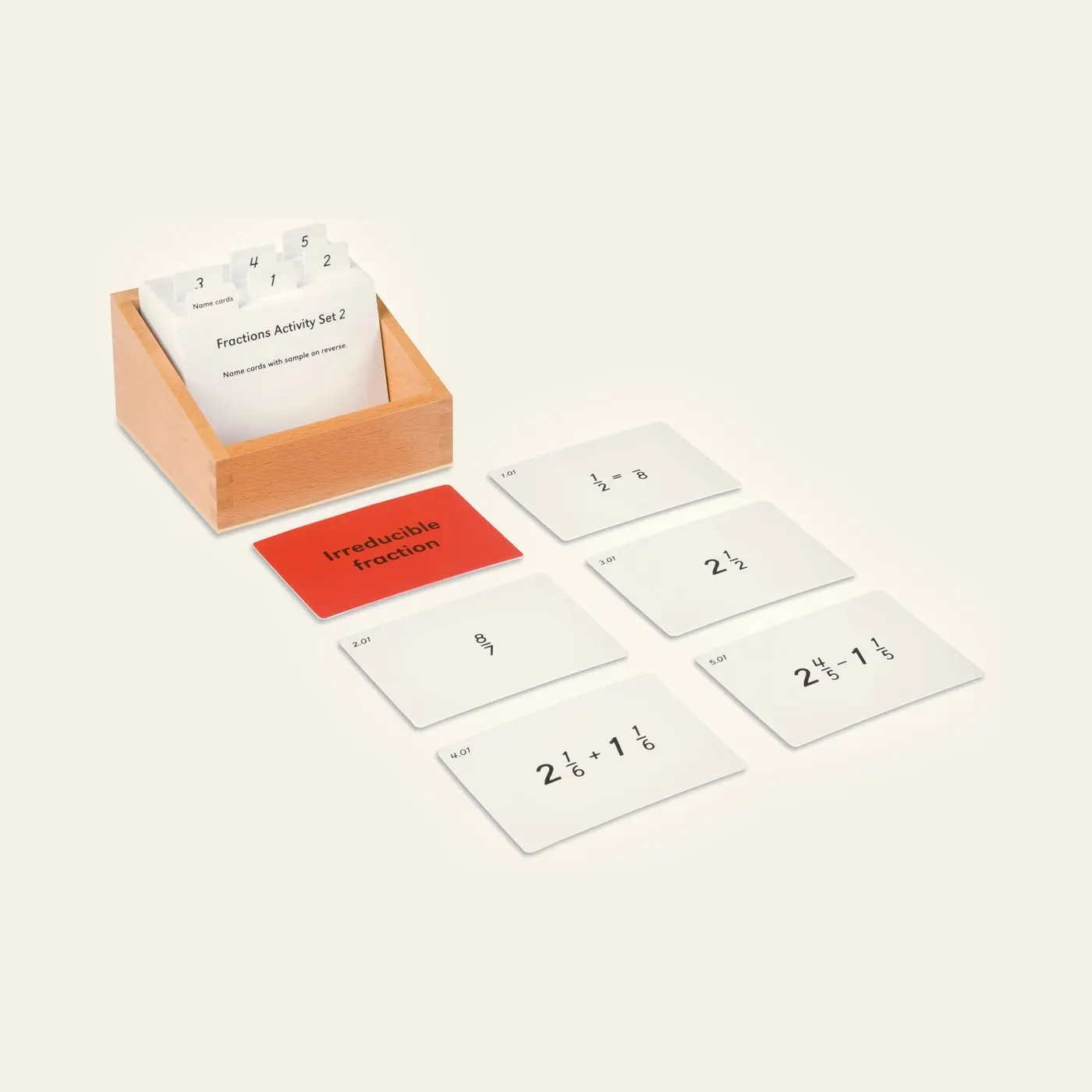 Fractions Activity Set: 2: Montessori material | Faborino