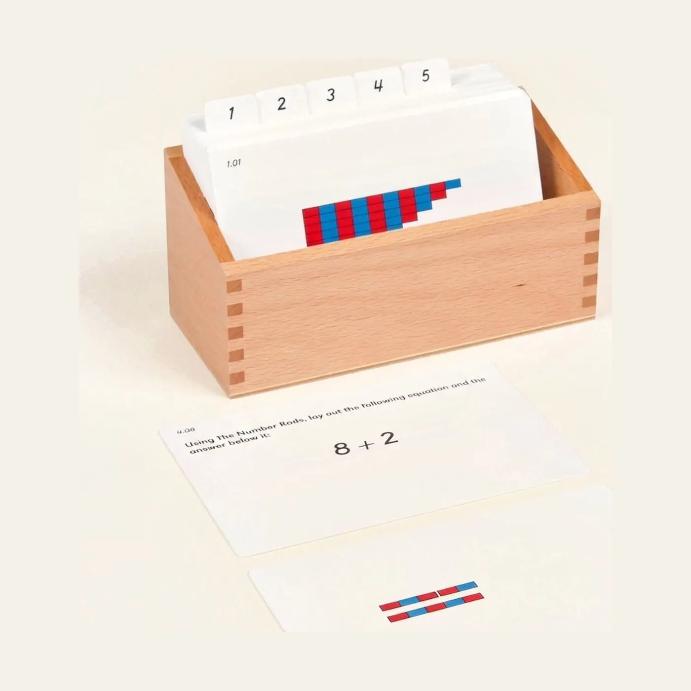 Number Rods Activity Set: Montessori material | Faborino
