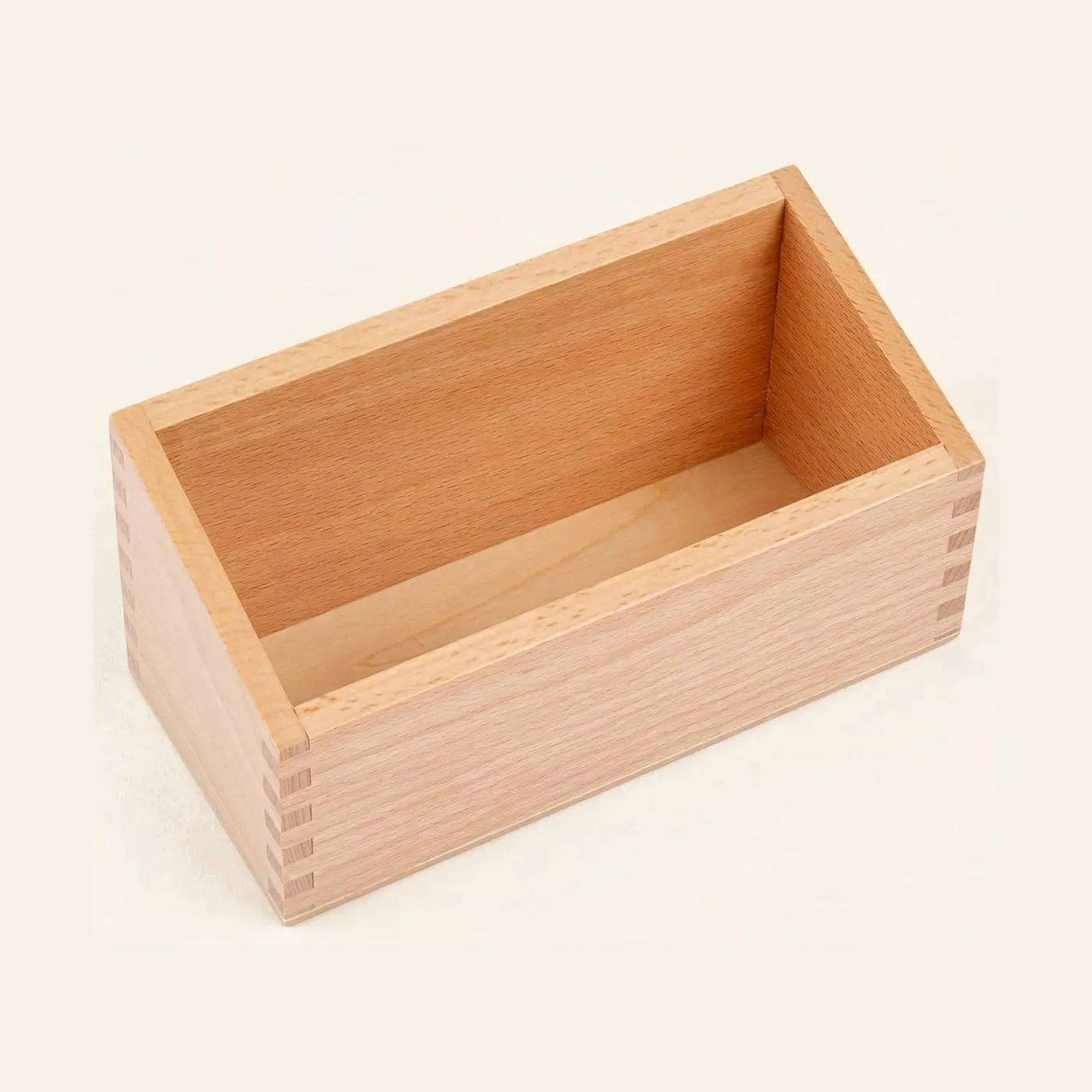 Activity Cards Storage Box A5: Medium Size Wooden Organiser: Montessori material | Faborino