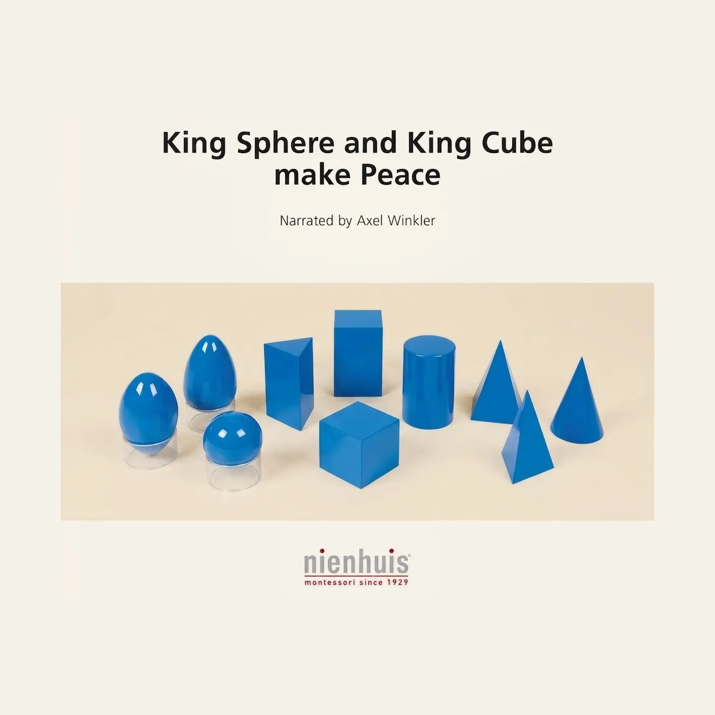 King Sphere And King Cube Make Peace: Montessori material | Faborino
