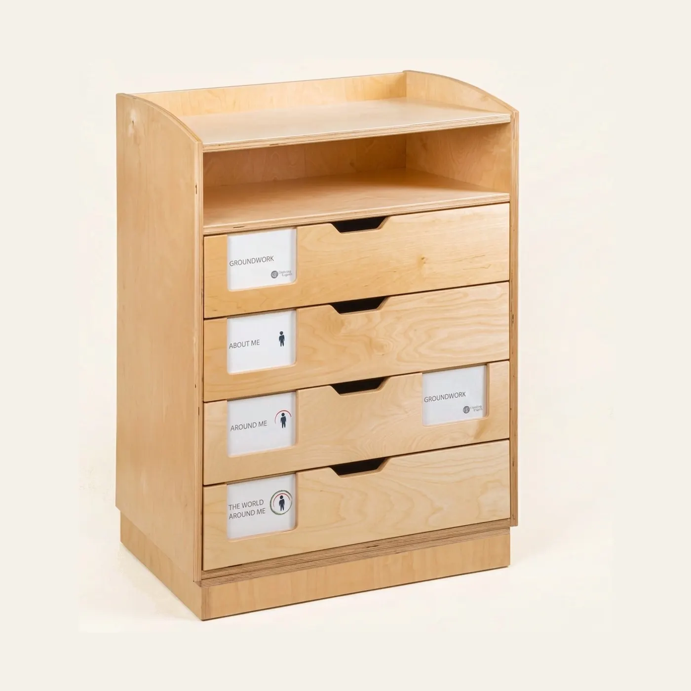 English Language Cabinet: Grammar & Reading Materials Storage: Montessori material | Faborino