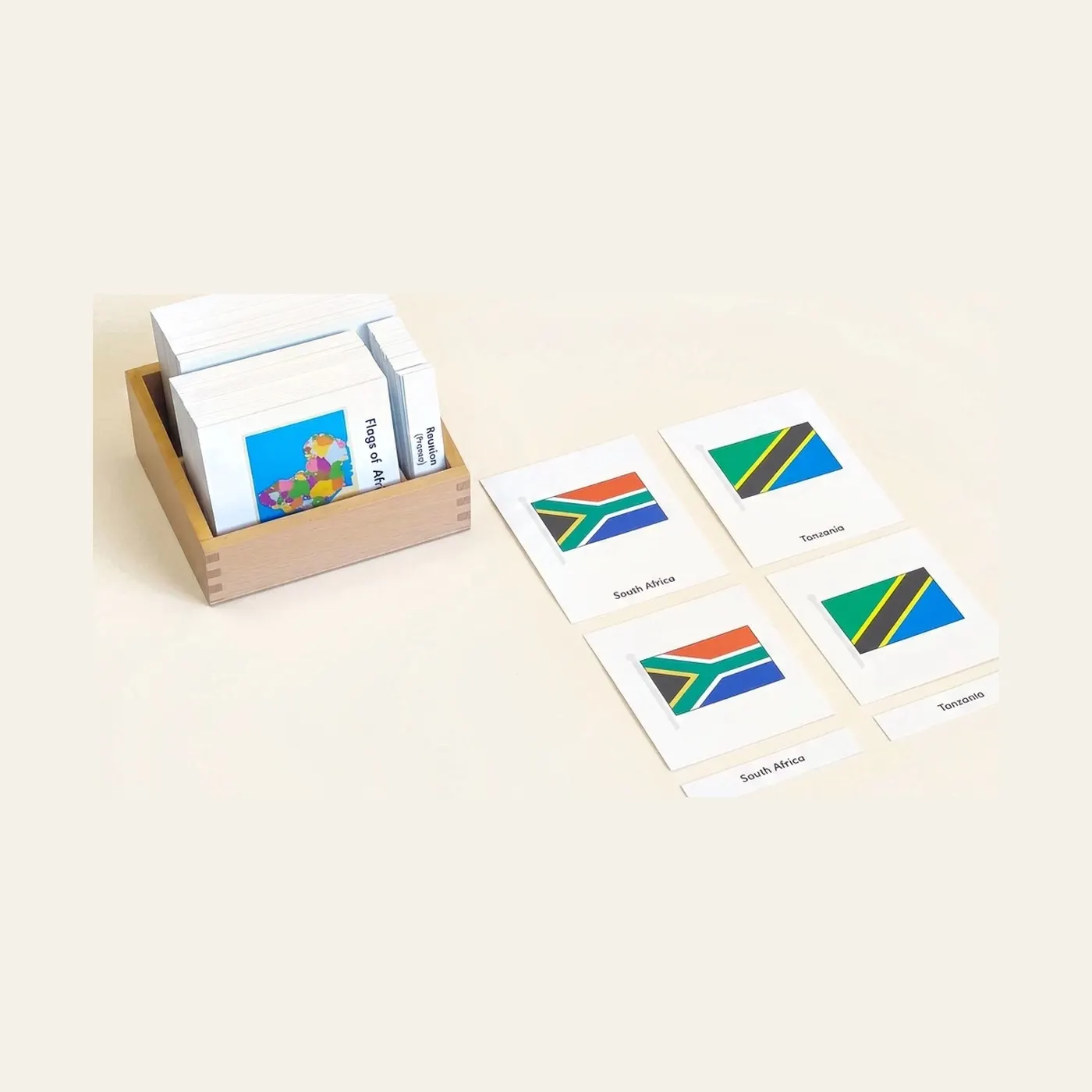 Flags Of Africa: Montessori material | Faborino