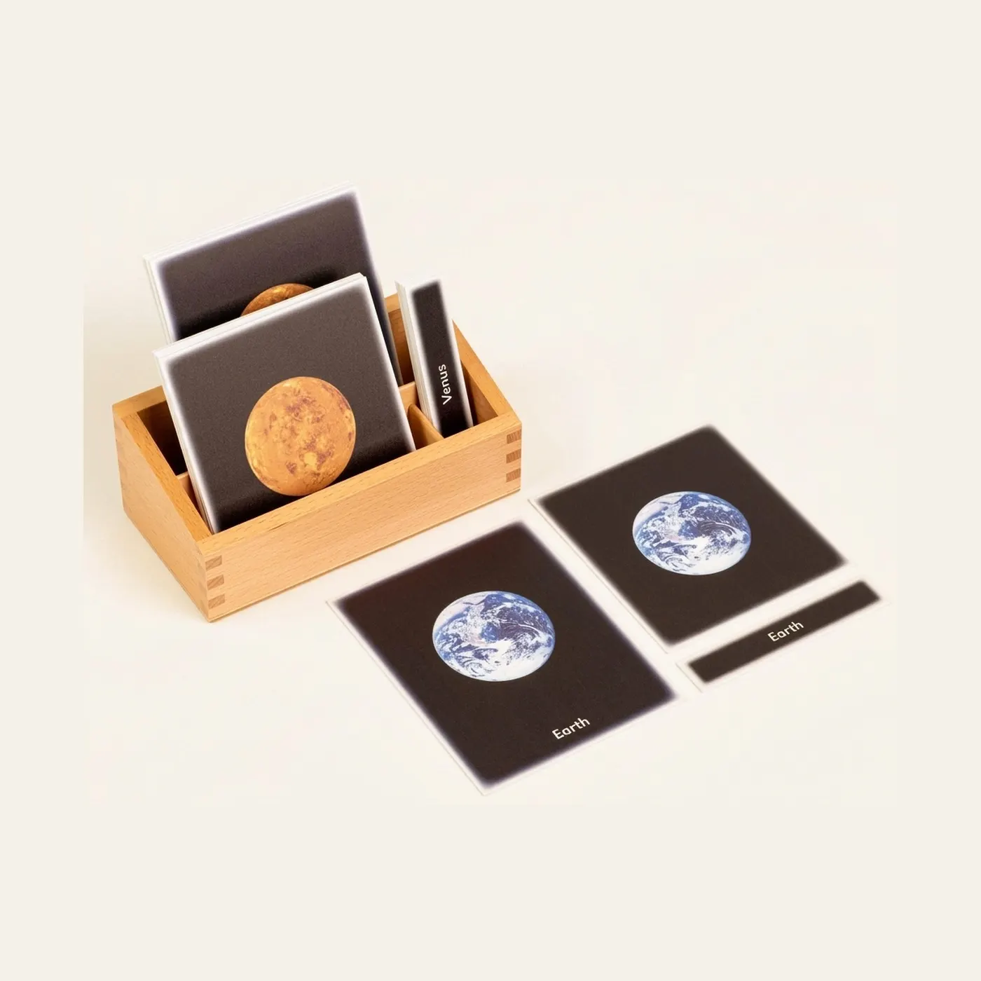 Planets Of The Solar System: Montessori material | Faborino