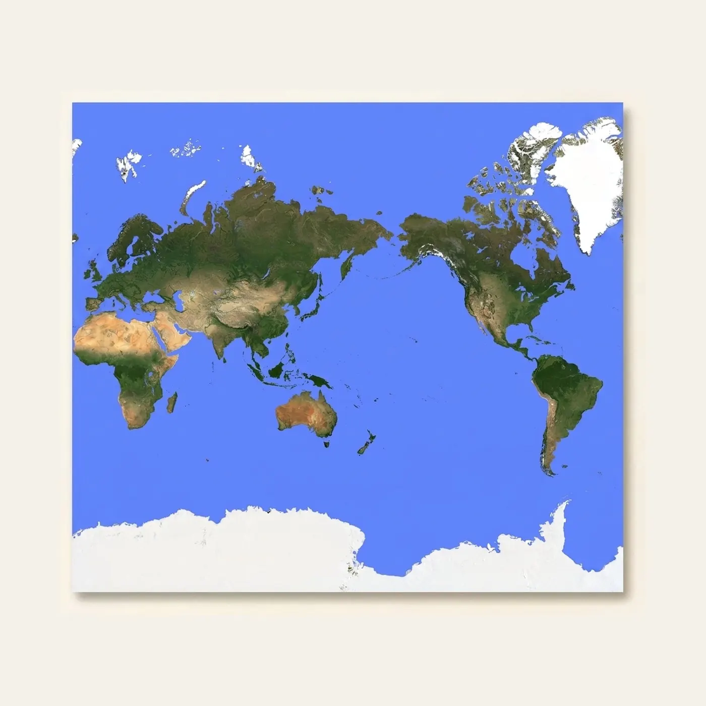 Large Chart Of The World: Montessori material | Faborino