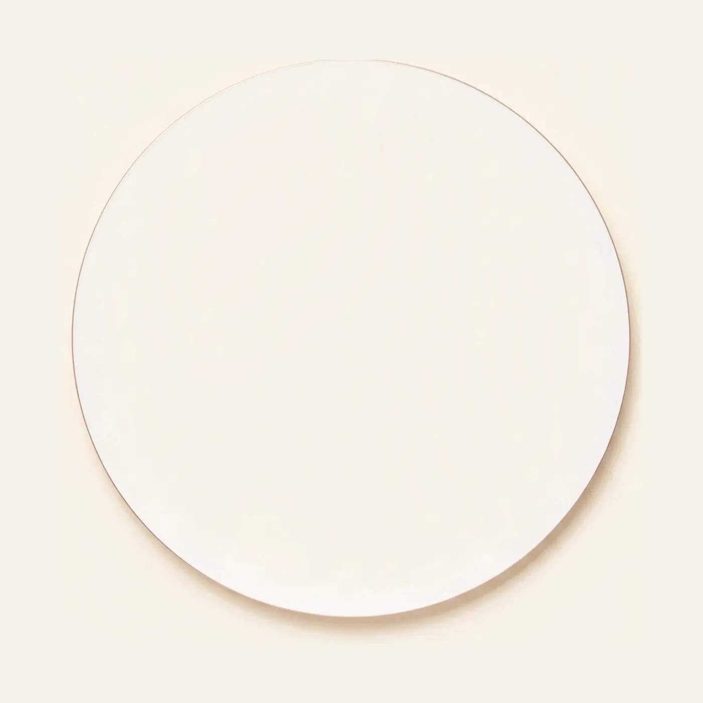 Round Table Top: Milk White - Ø 115 X 2 cm: Montessori material | Faborino