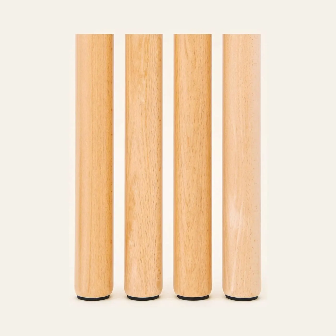 Set Of 4 Table Legs: Height 35 cm: Montessori material | Faborino