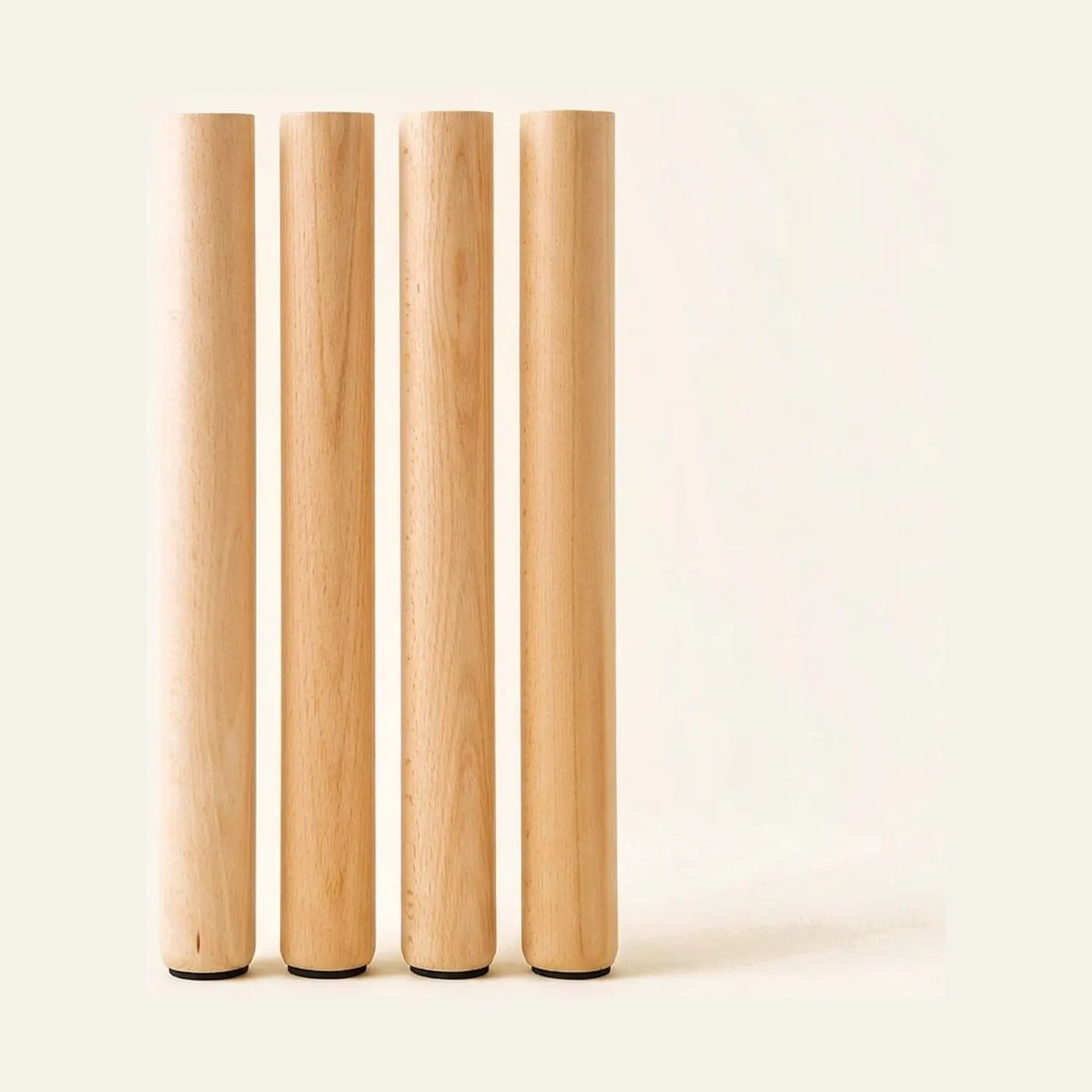 Set Of 4 Table Legs: Height 46 cm: Montessori material | Faborino