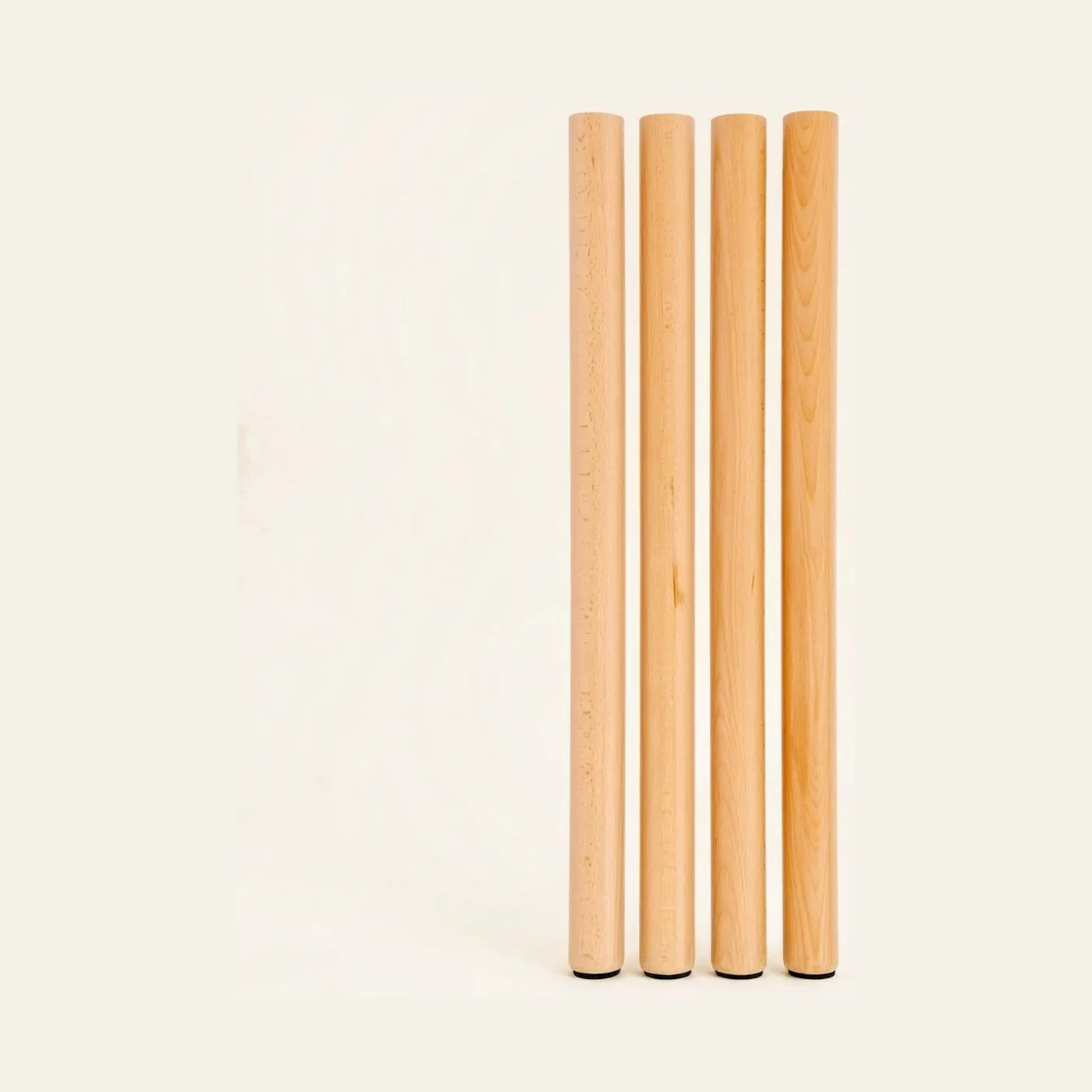 Set Of 4 Table Legs: Height 76 cm: Montessori material | Faborino