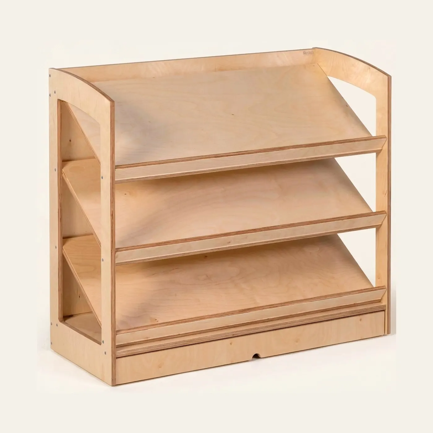 Otevřená knihovna: 93cm výška pro děti: Montessori pomůcka | Faborino