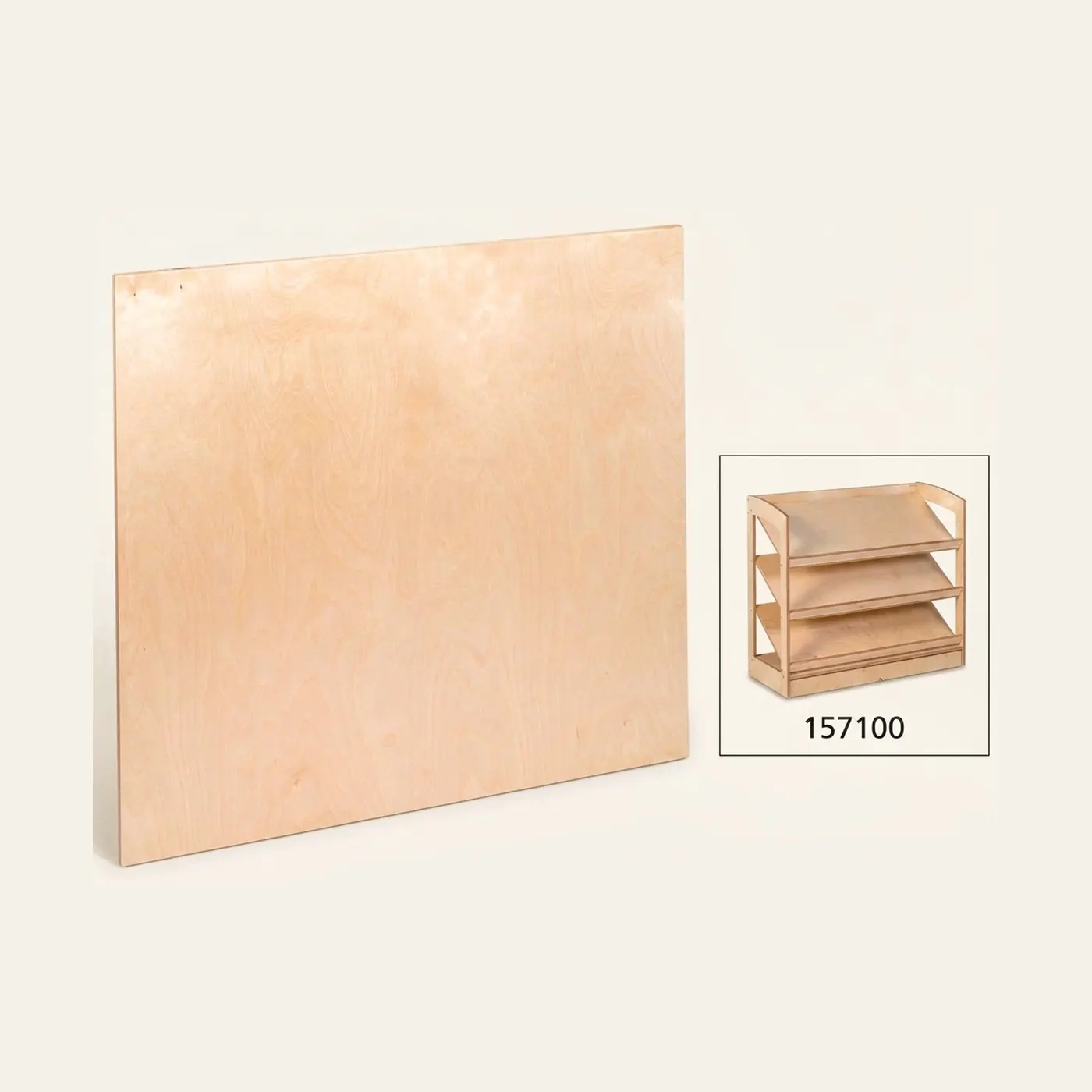 Book Shelf: Rear Panel (93 cm): Montessori material | Faborino