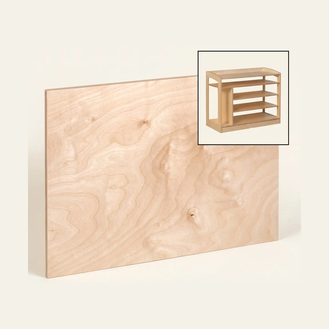 Material / Sensorial Cabinet: Rear Panel (93 cm): Montessori material | Faborino