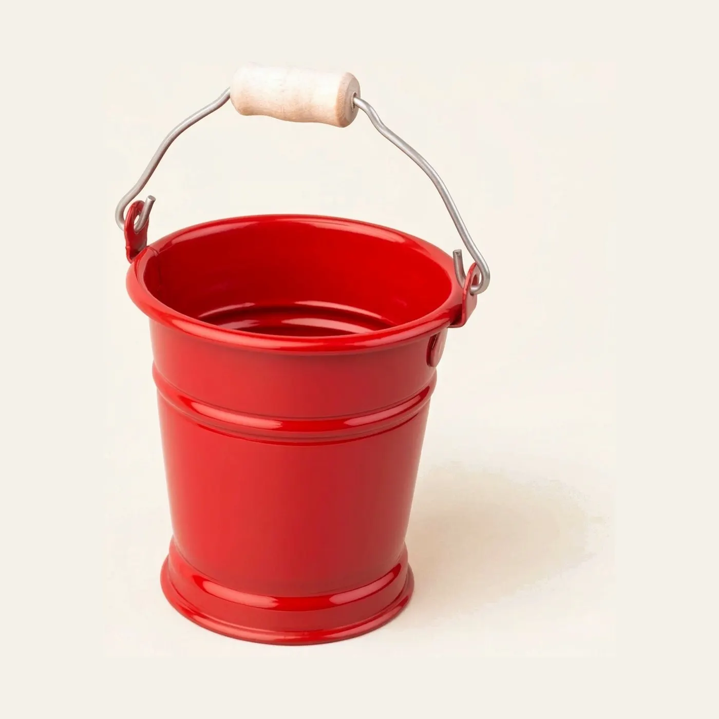Mini Bucket: Red: Montessori material | Faborino
