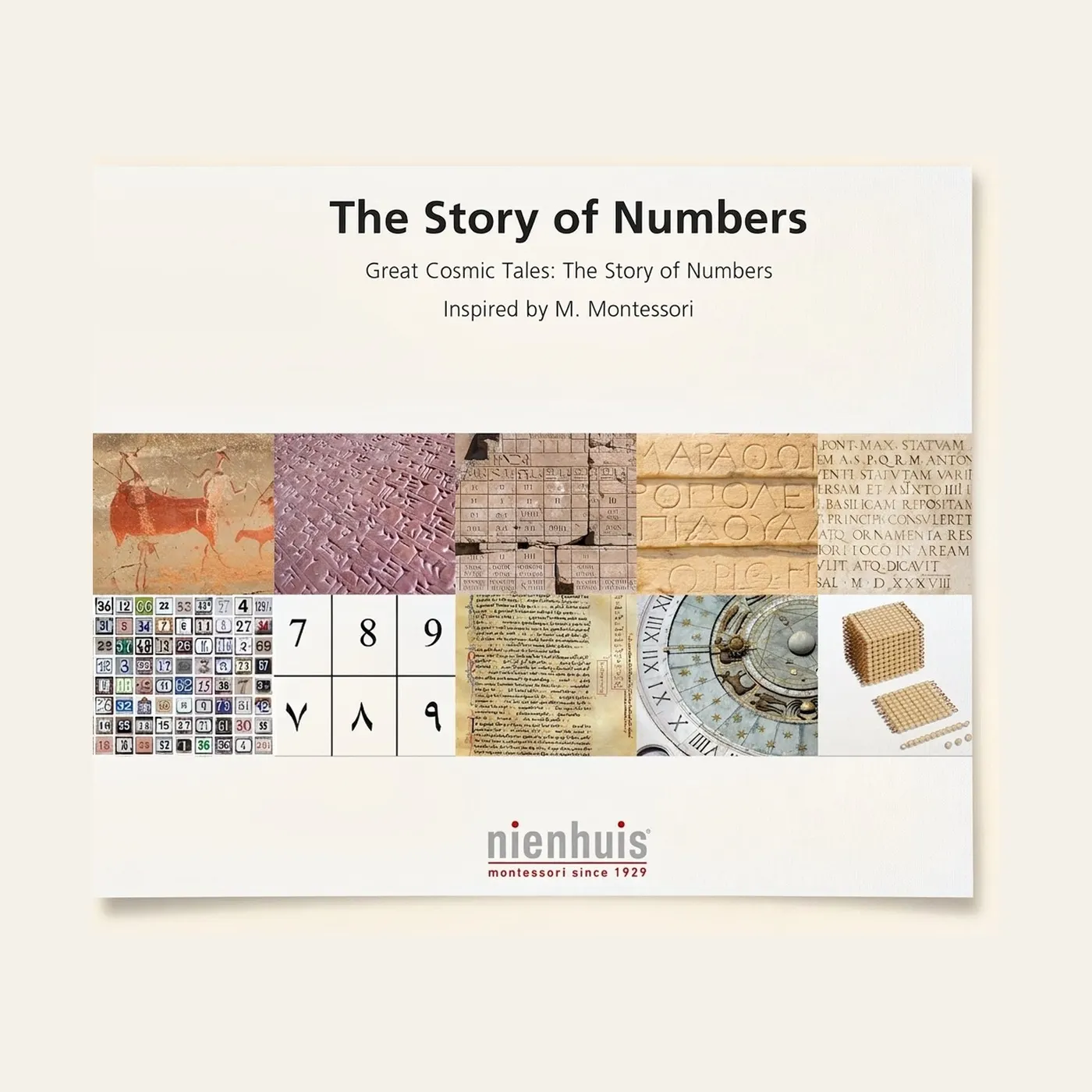 The Story Of Numbers: Montessori material | Faborino