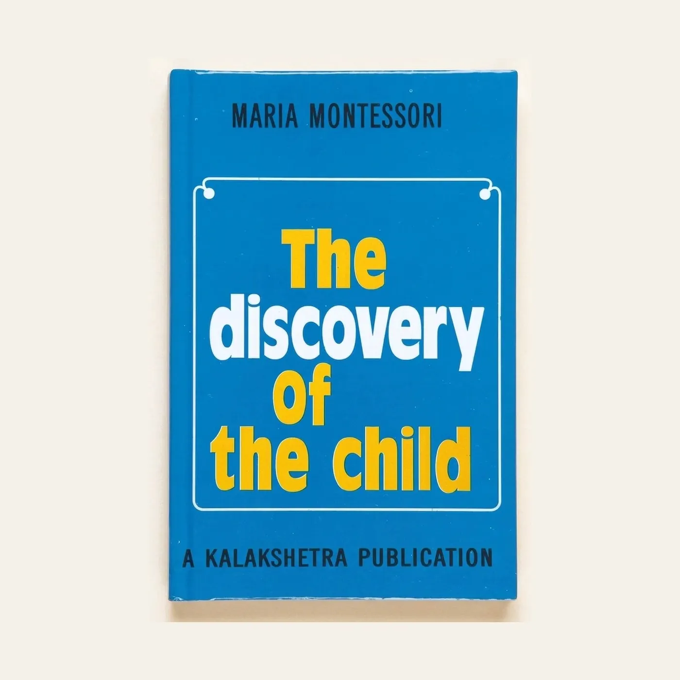 The Discovery Of The Child - Kalakshetra: Montessori material | Faborino