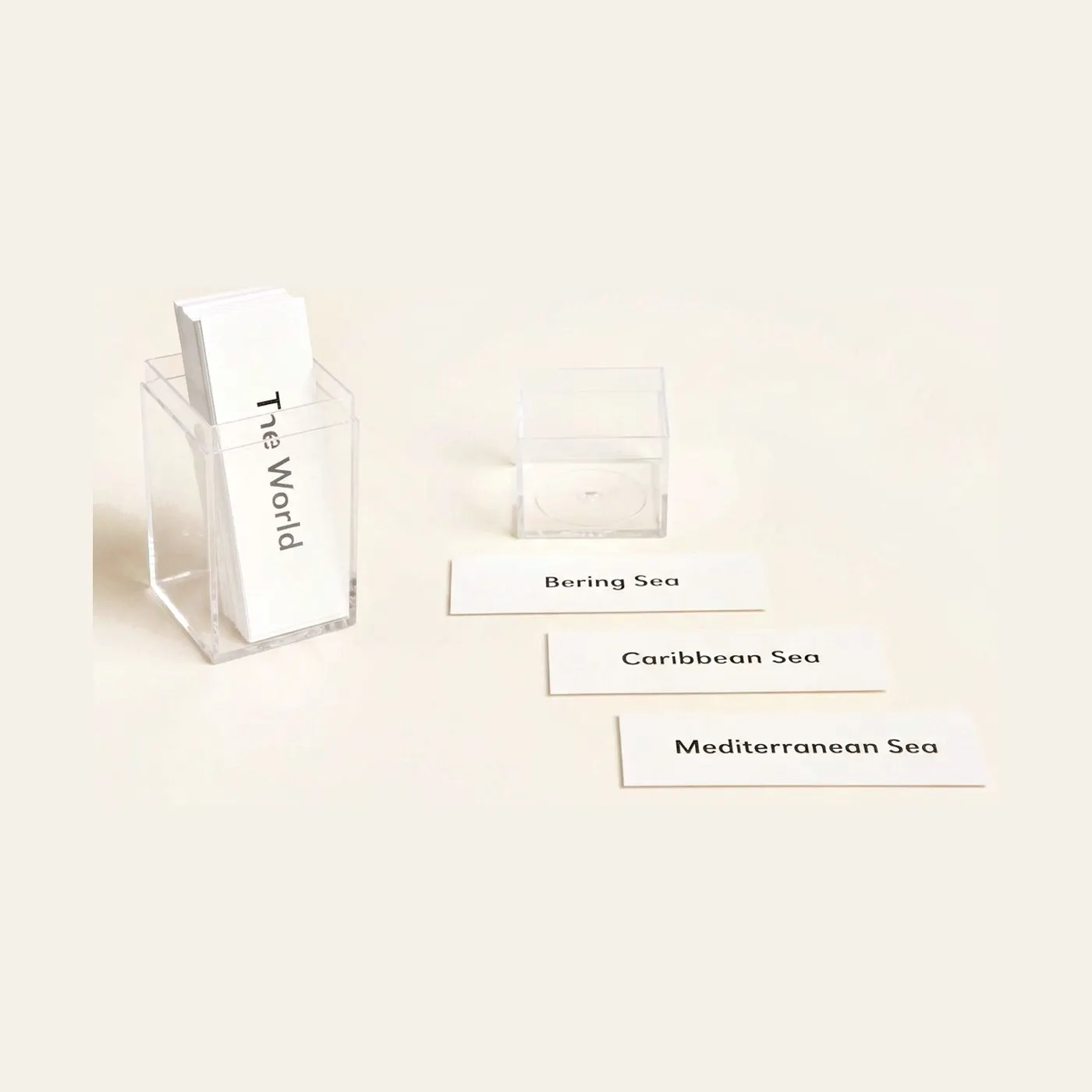 Hemisphere Maps And Labels Set: Montessori material | Faborino