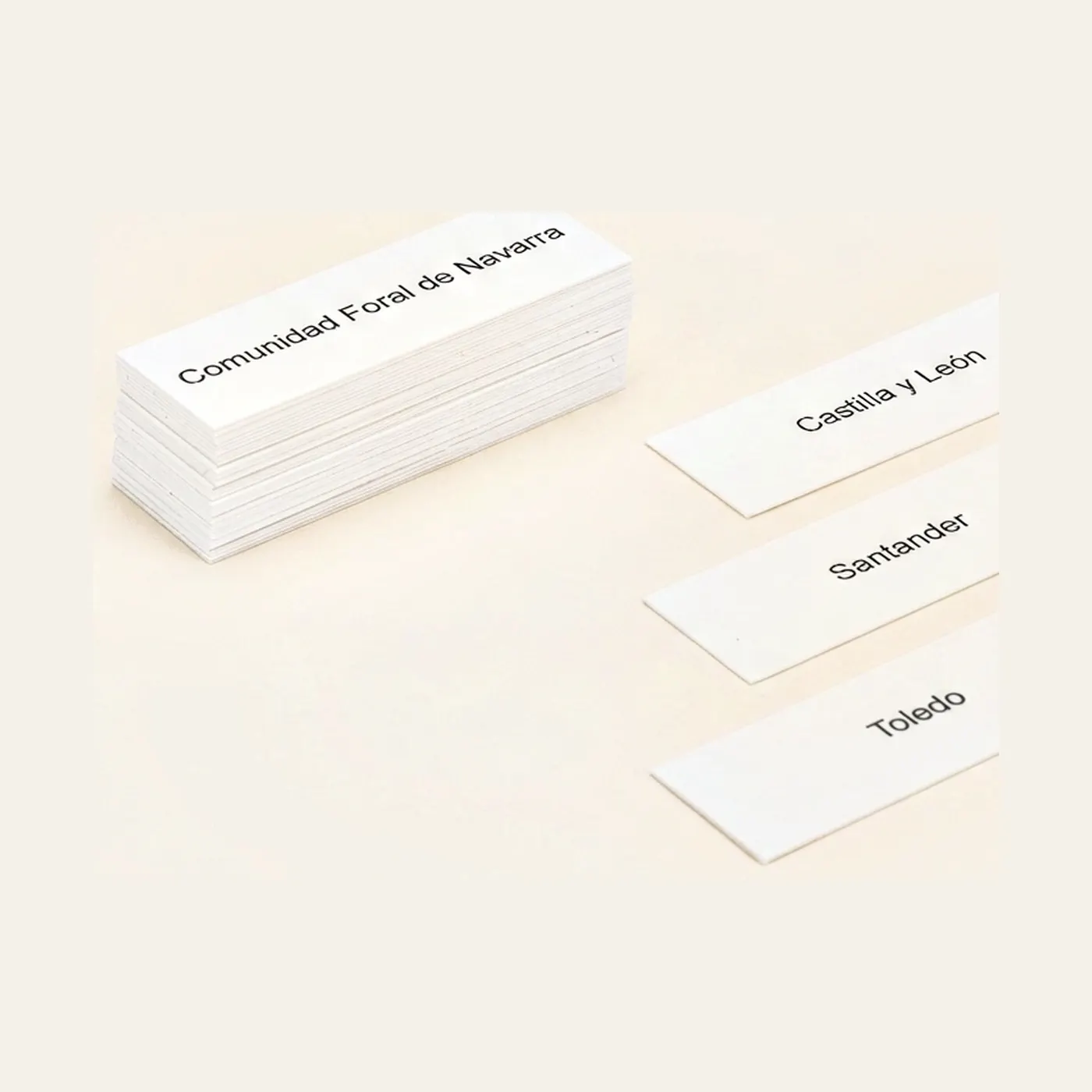 Spain: Labels (Spanish Version): Montessori material | Faborino