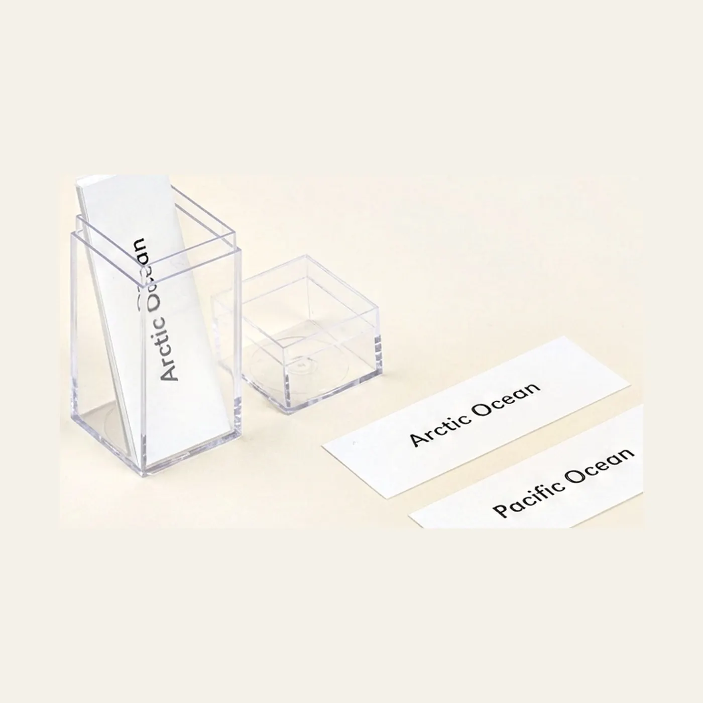 Oceans: Labels: Puzzle Map Accessories: Montessori material | Faborino