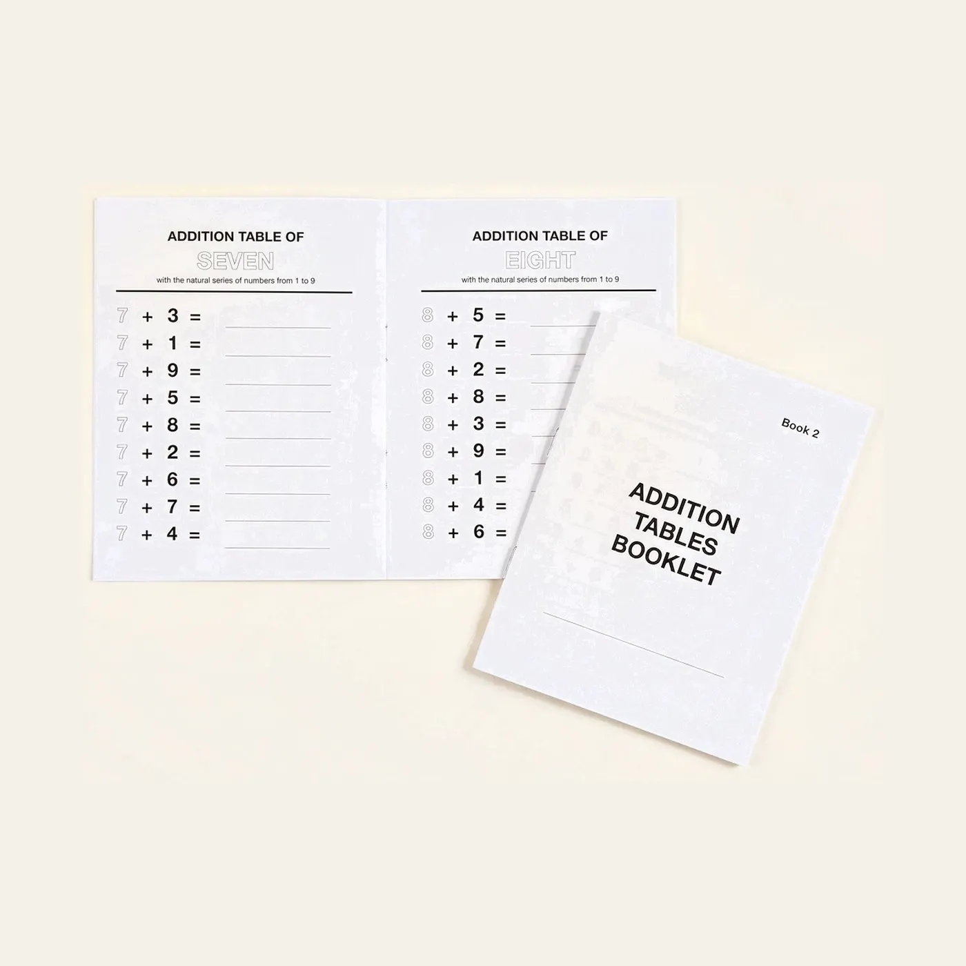 Addition Tables Booklet: 2: Montessori material | Faborino