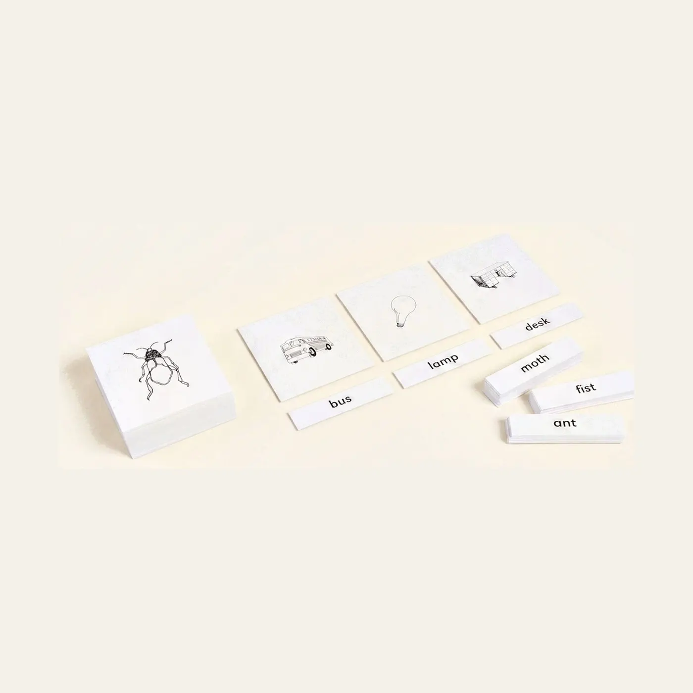 Phonetic Pictures And Labels: Montessori material | Faborino