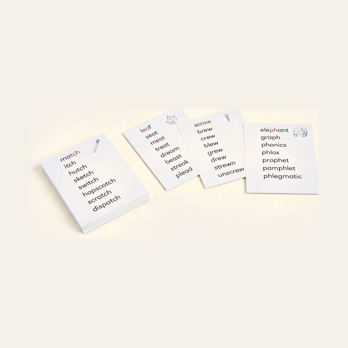Phonogram Cards: Montessori material | Faborino