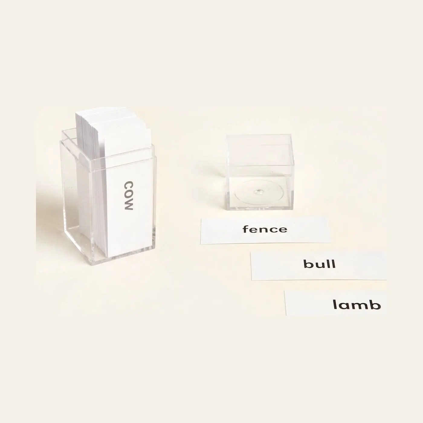 Noun Labels For The Farm: Montessori material | Faborino