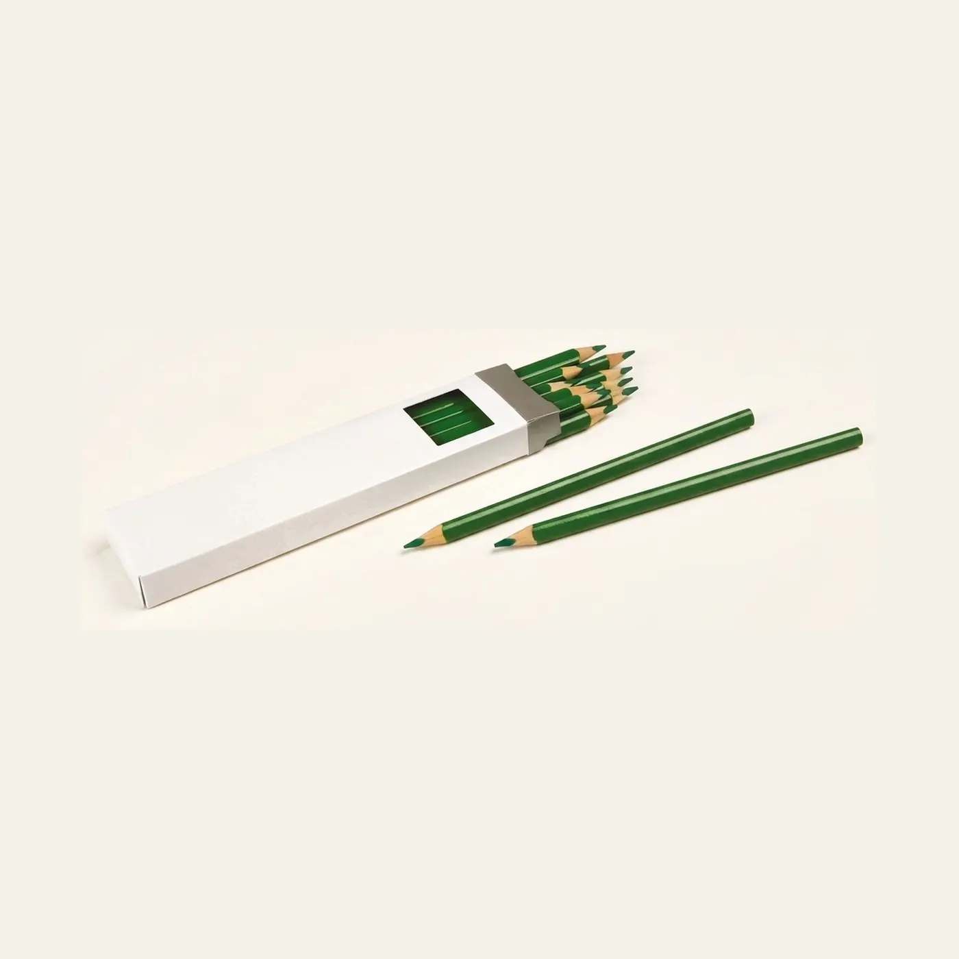 3-Sided Inset Pencils: Green: Montessori material | Faborino