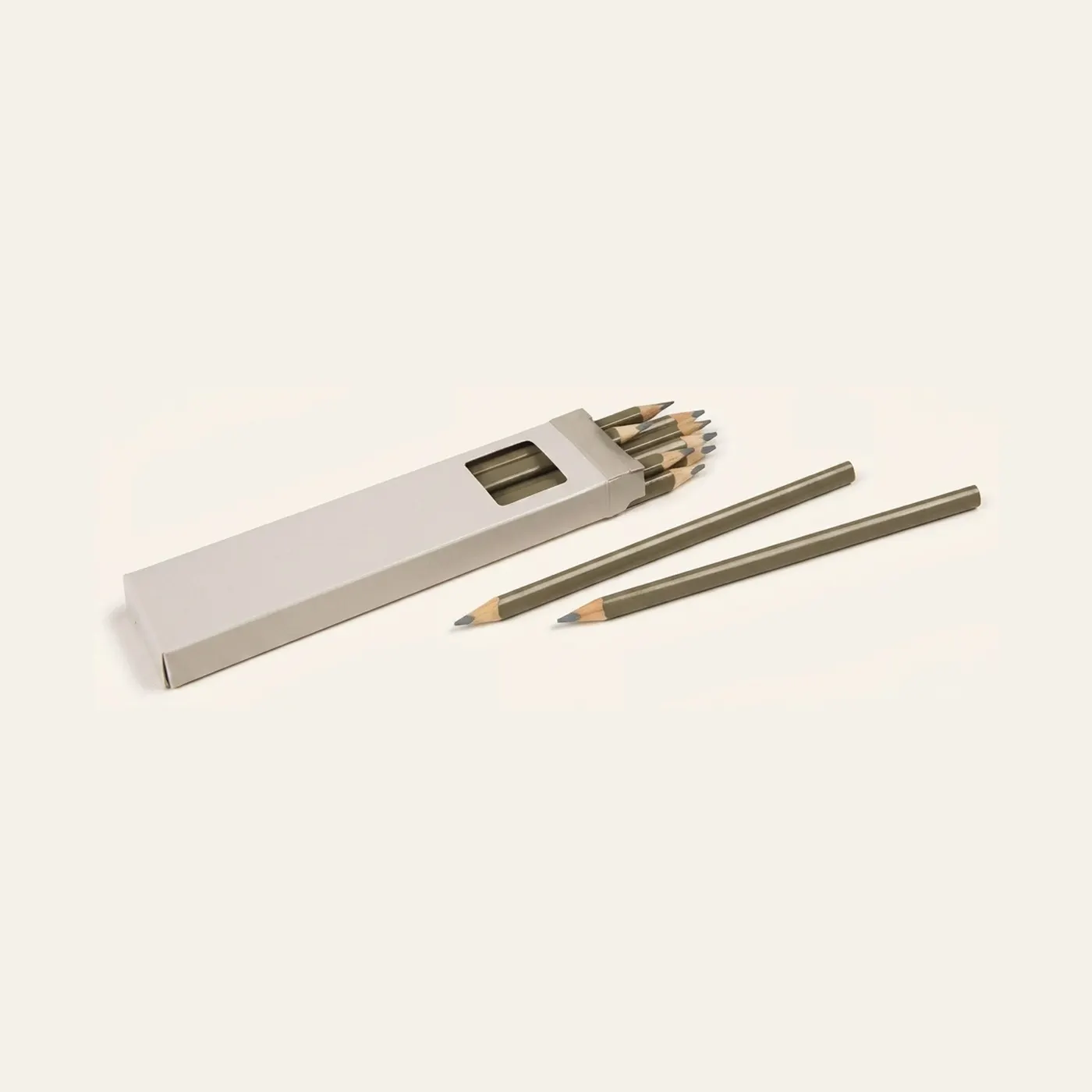3-Sided Inset Pencils: Gray: Montessori material | Faborino