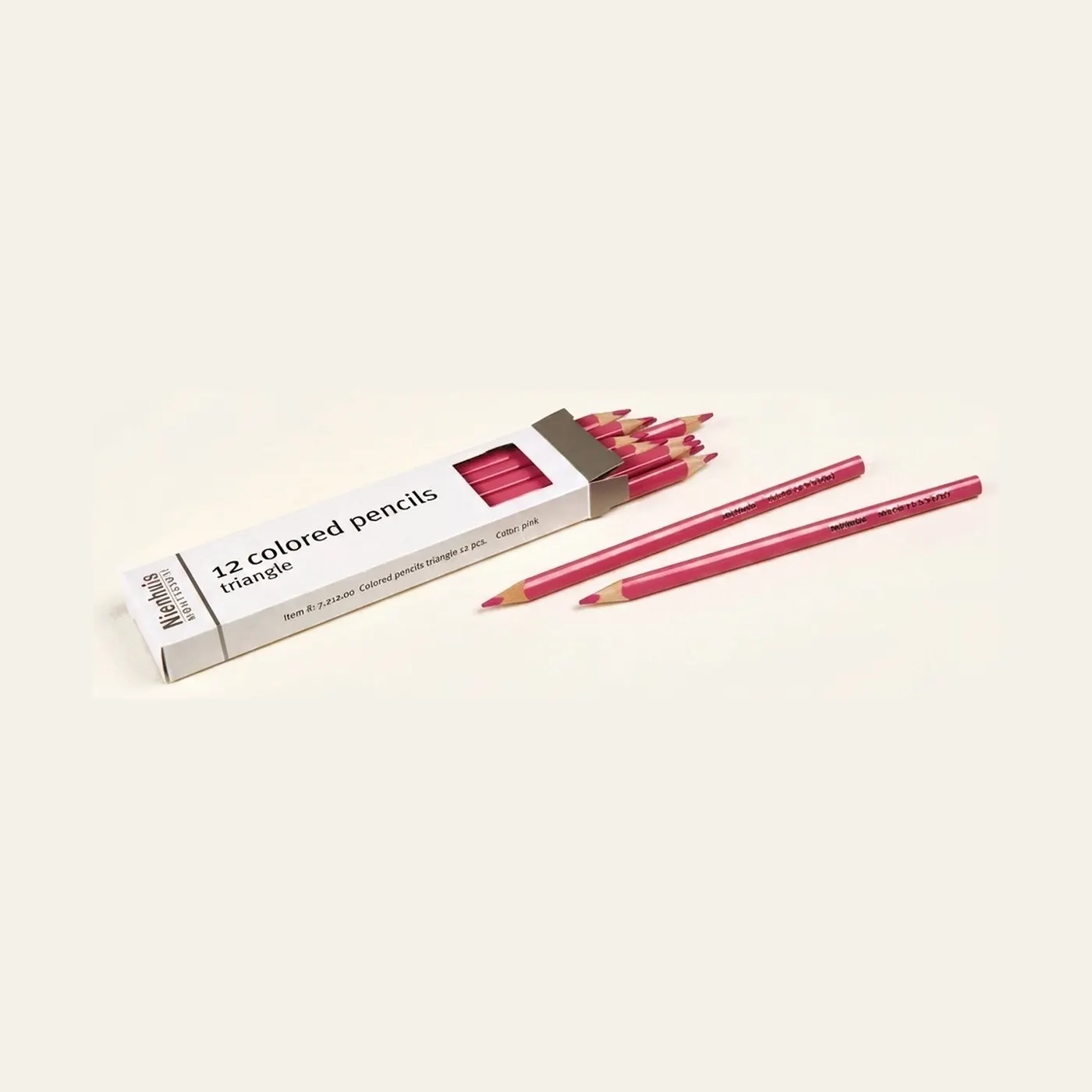 3-Sided Inset Pencils: Pink