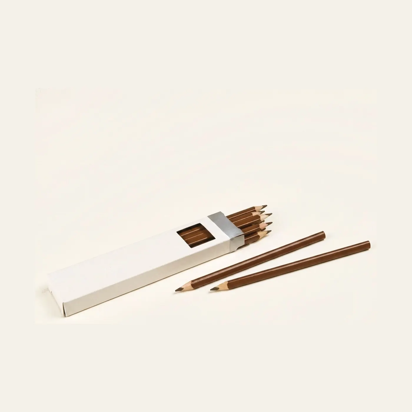 3-Sided Inset Pencils: Brown: Montessori material | Faborino