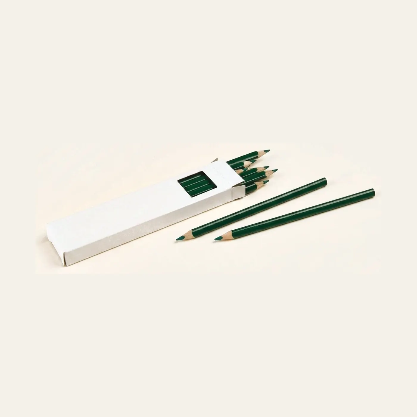 3-Sided Inset Pencils: Dark Green: Montessori material | Faborino