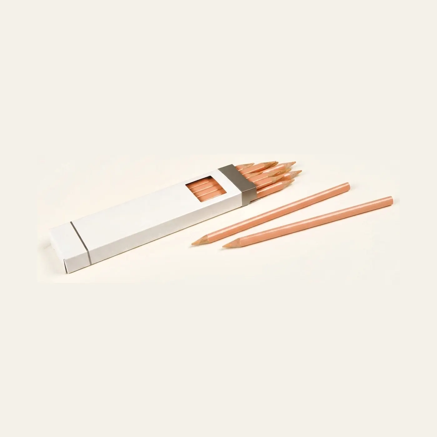 3-Sided Inset Pencils: Peach: Montessori material | Faborino