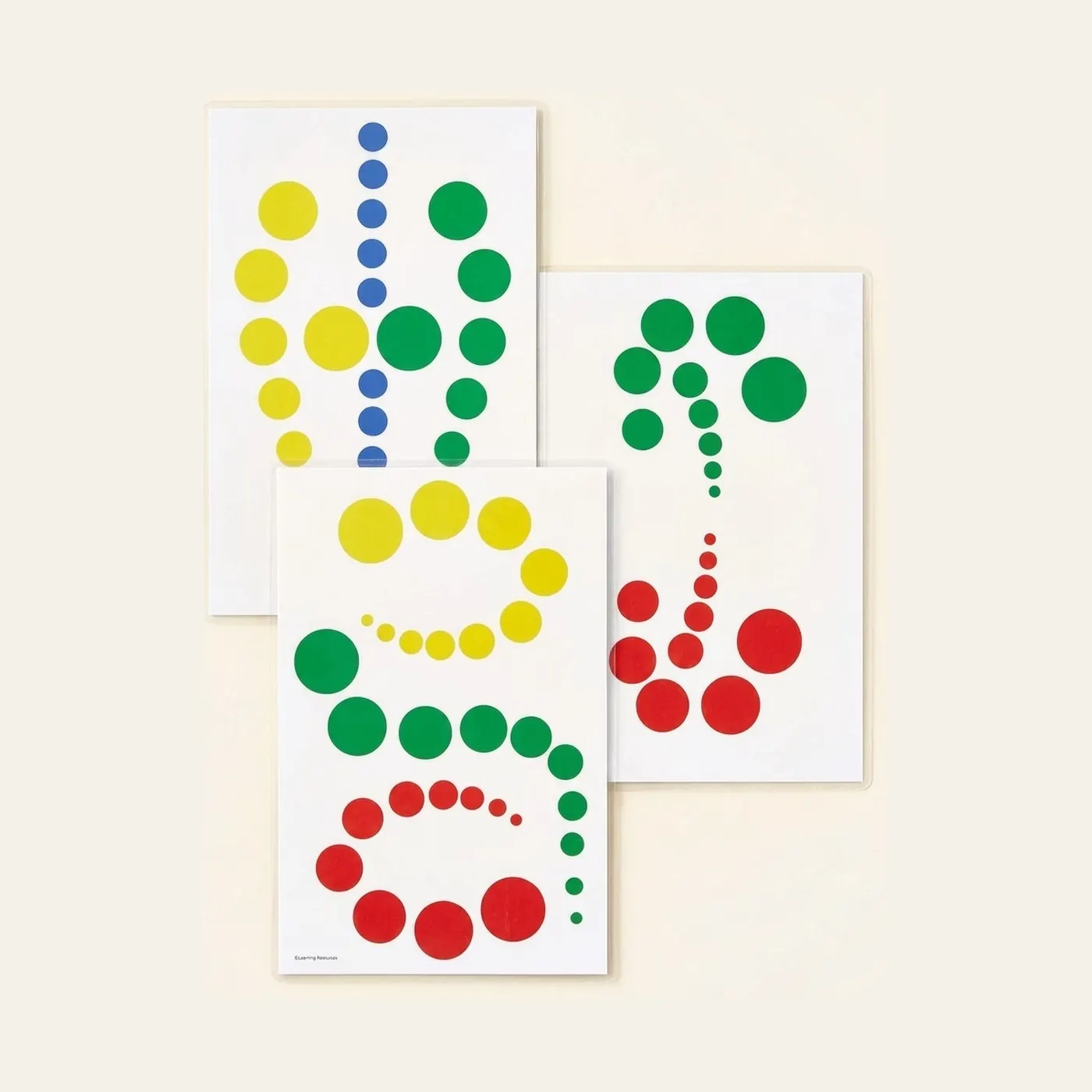Knobless Cylinder Pattern Cards: 2D Matching Extensions: Montessori material | Faborino
