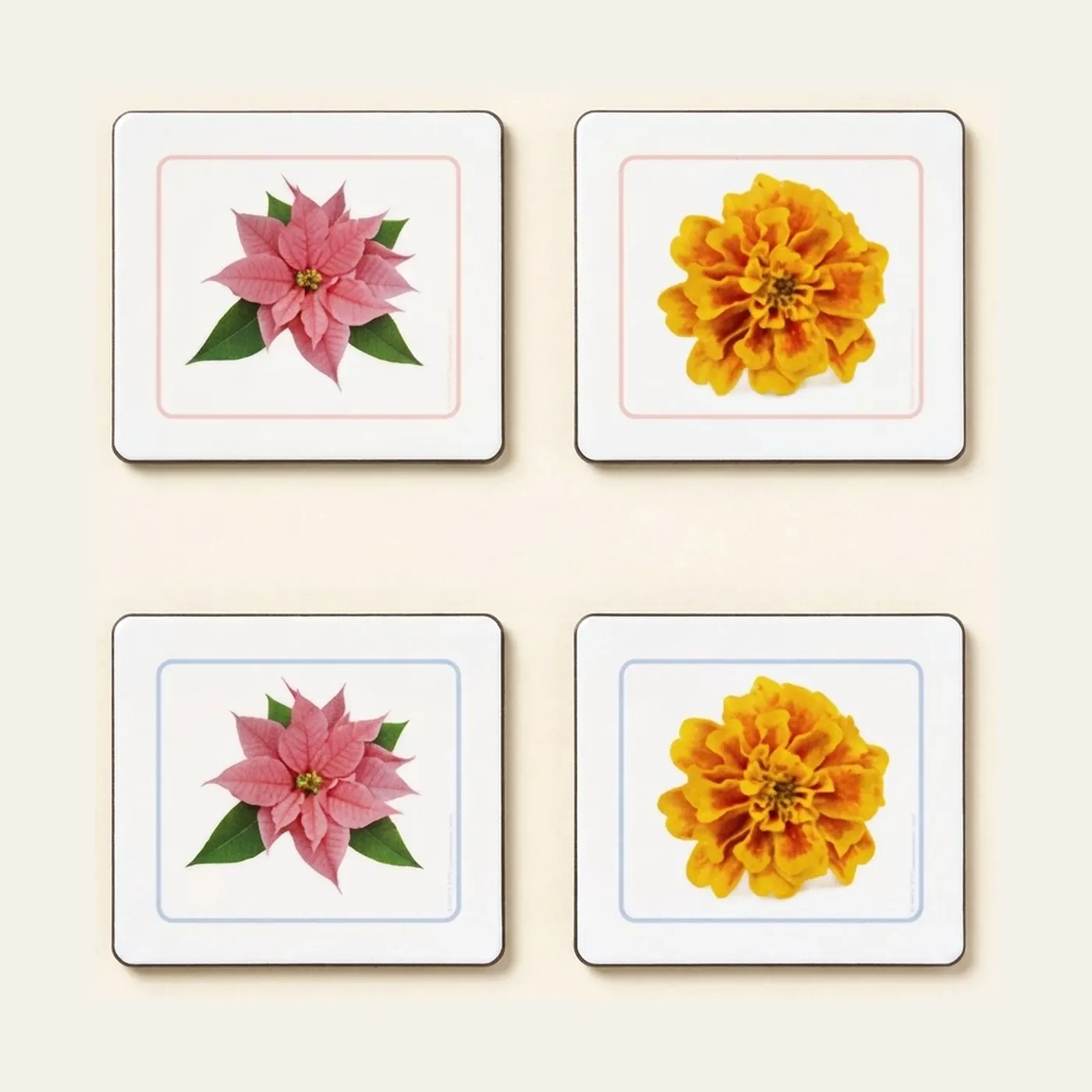 Flowers Matching Cards: Montessori material | Faborino