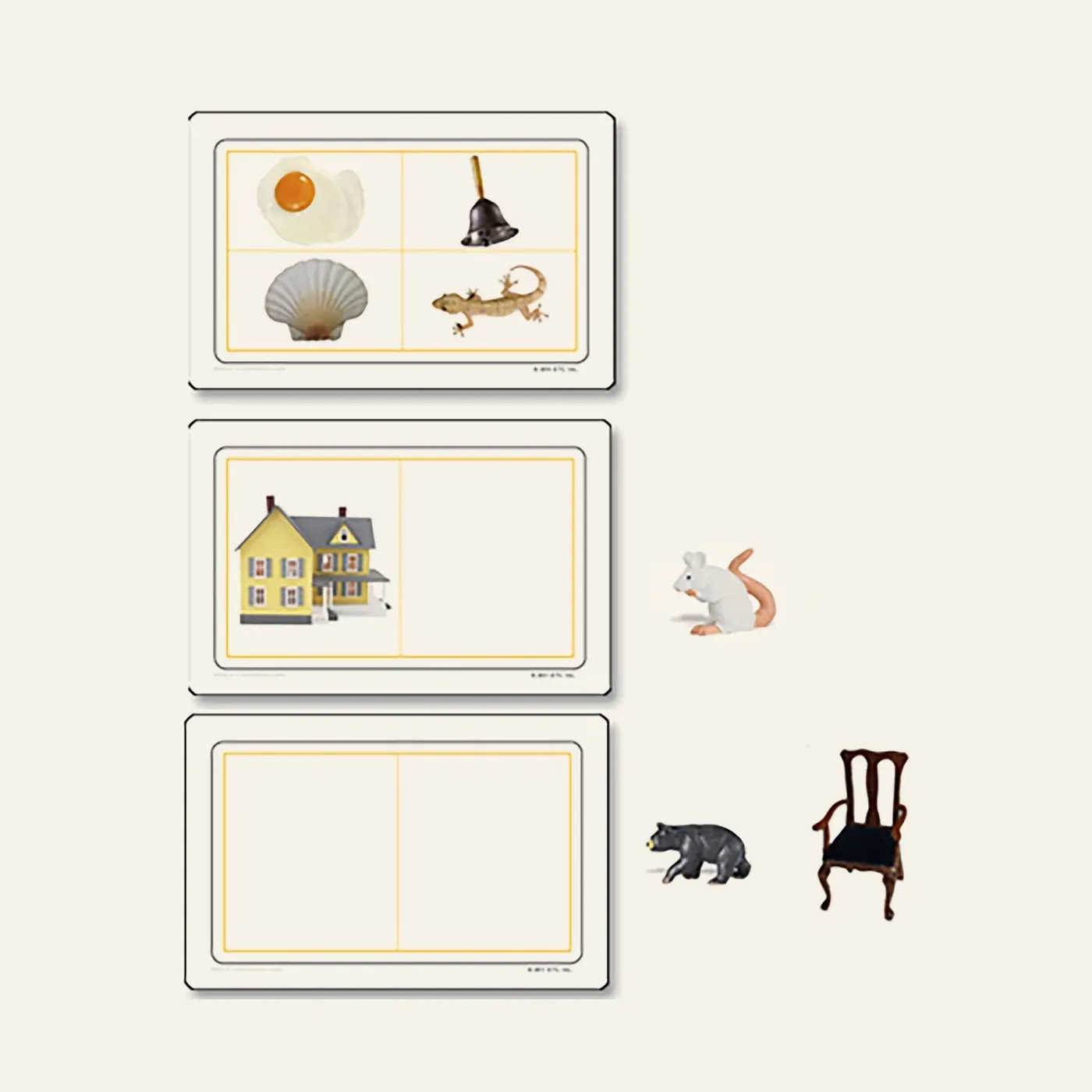 Rhyming Activities With Objects: Montessori material | Faborino