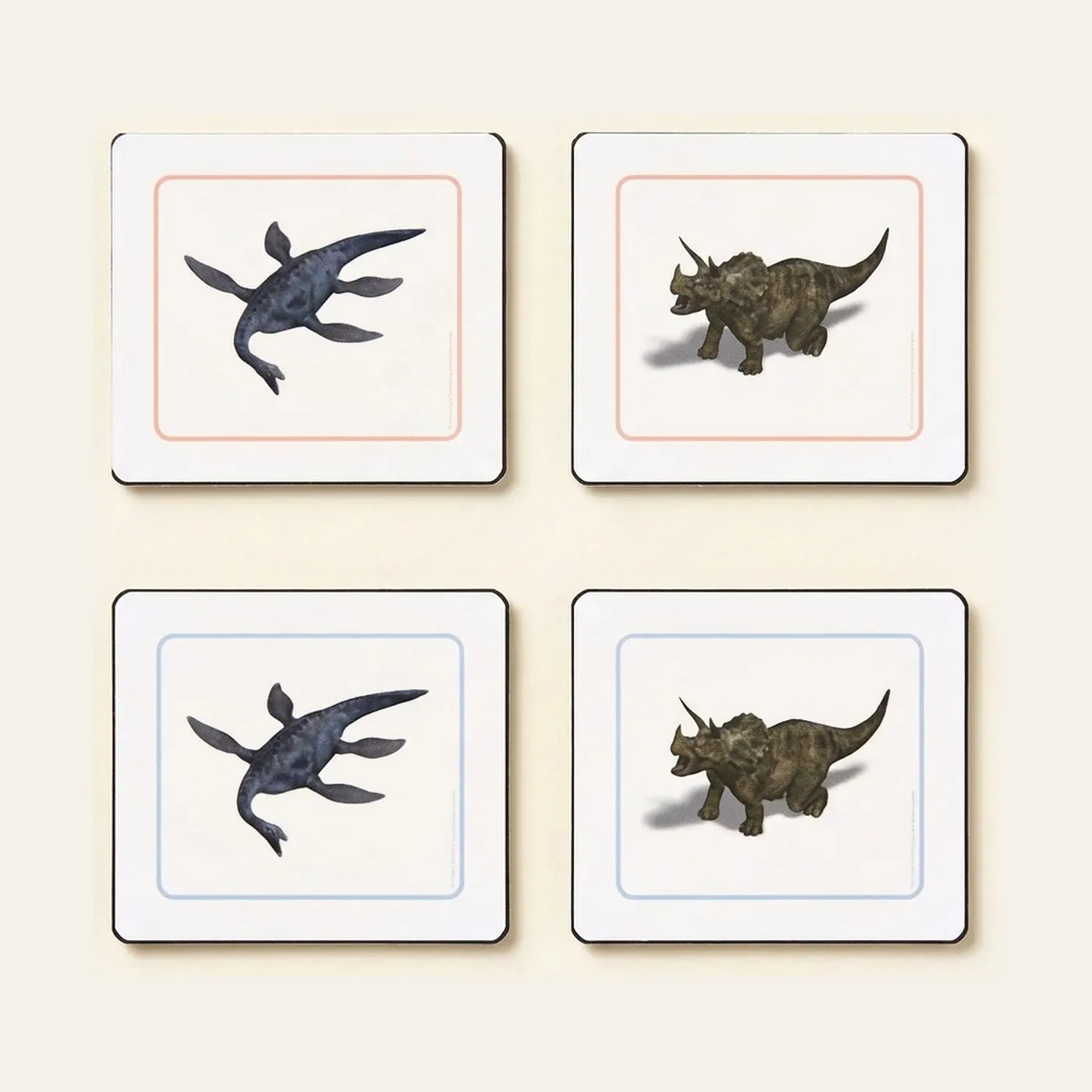 Dinosaurios: Trabajo De Emparejar (Spanish Edition): Montessori material | Faborino