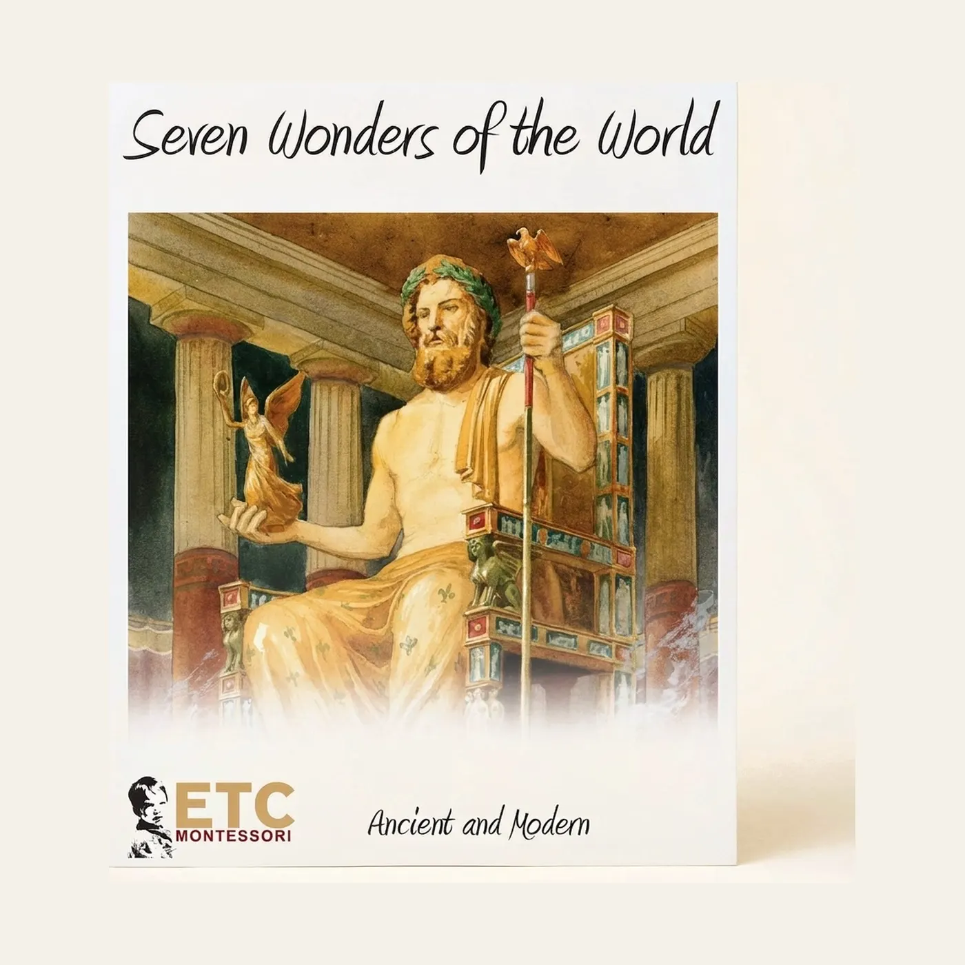 Seven Wonders Of The World Set: Montessori material | Faborino