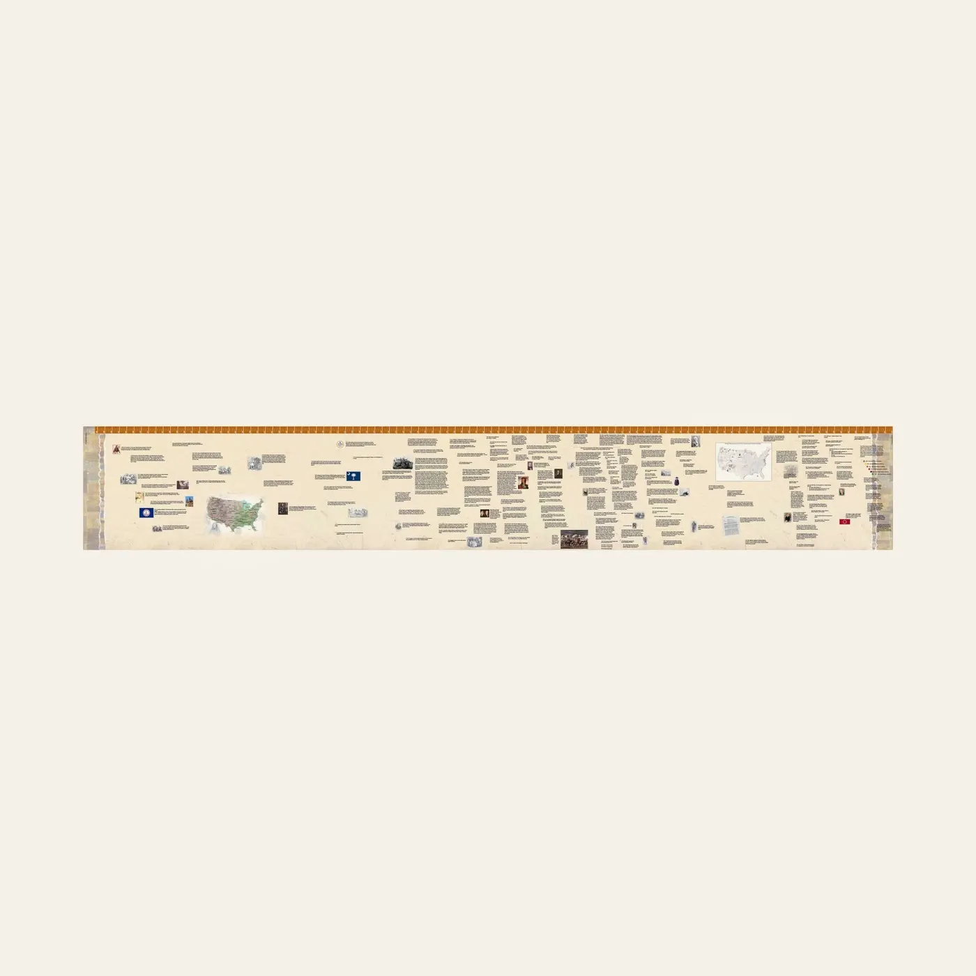 Timeline Native Indian History (Large Display): Montessori material | Faborino