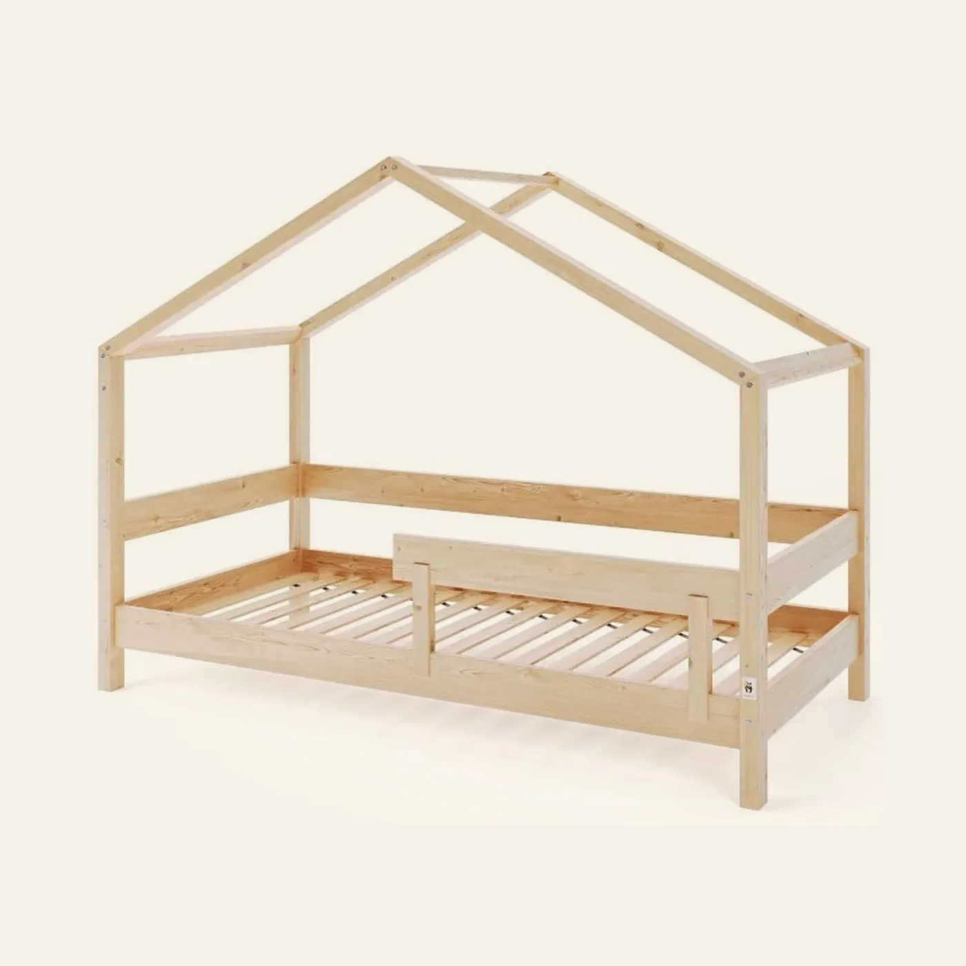 YappyHytte PlayHouse 160-80cm -> bed conversion parts, NATURAL: Montessori material | Faborino