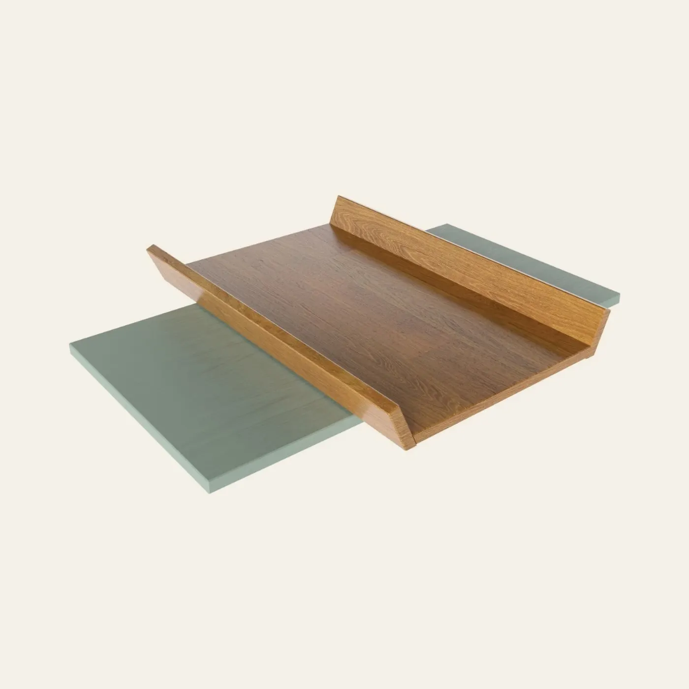 New YappyIcon changing top, SAGE GREEN/OAK: Montessori material | Faborino