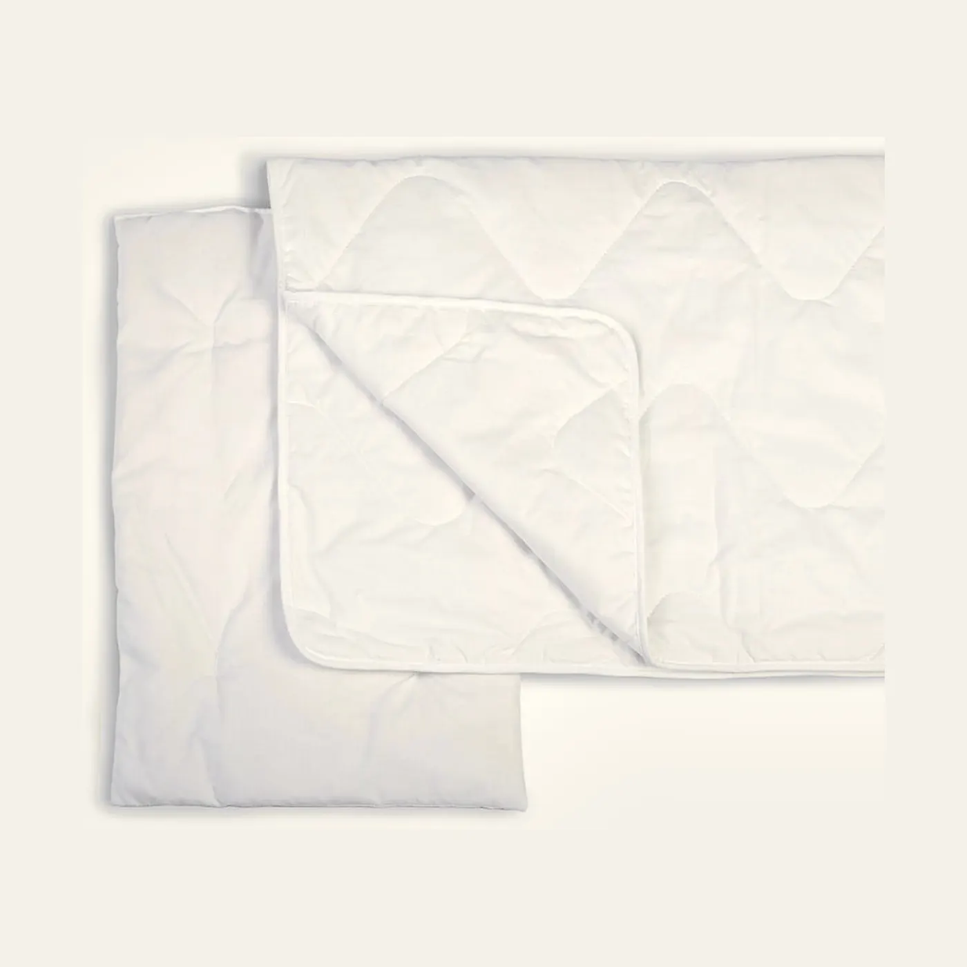 Cotton quilt and pillow set 100x130 + 40x60cm: Montessori material | Faborino