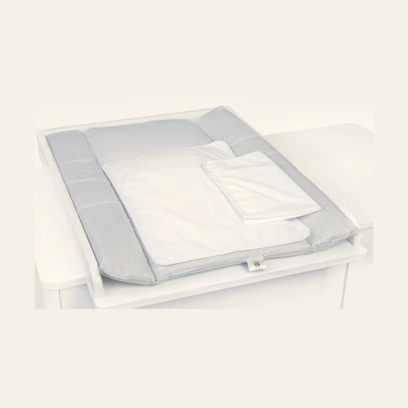 Yappy NatureGrey changing pad + 2 sheets waterproof (73 x 55cm)