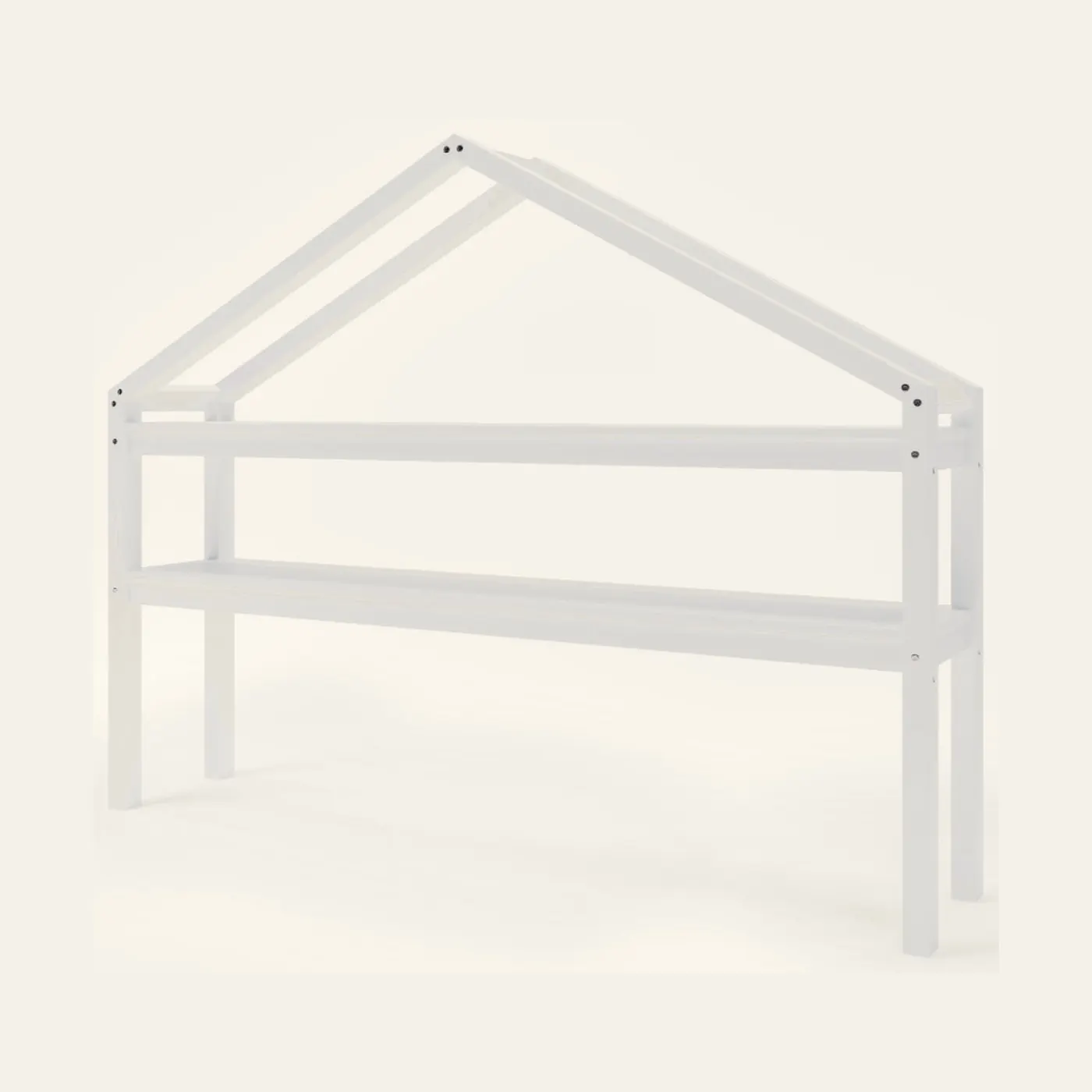 YappyHytte shelf, WHITE: Montessori material | Faborino