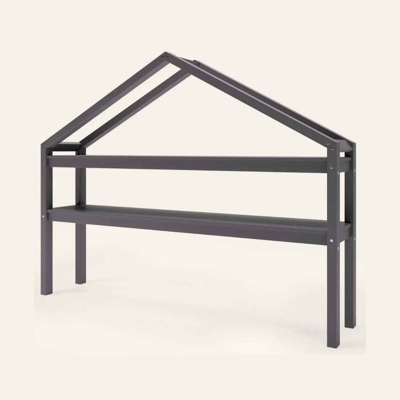 YappyHytte shelf, ANTHRACITE: Montessori material | Faborino