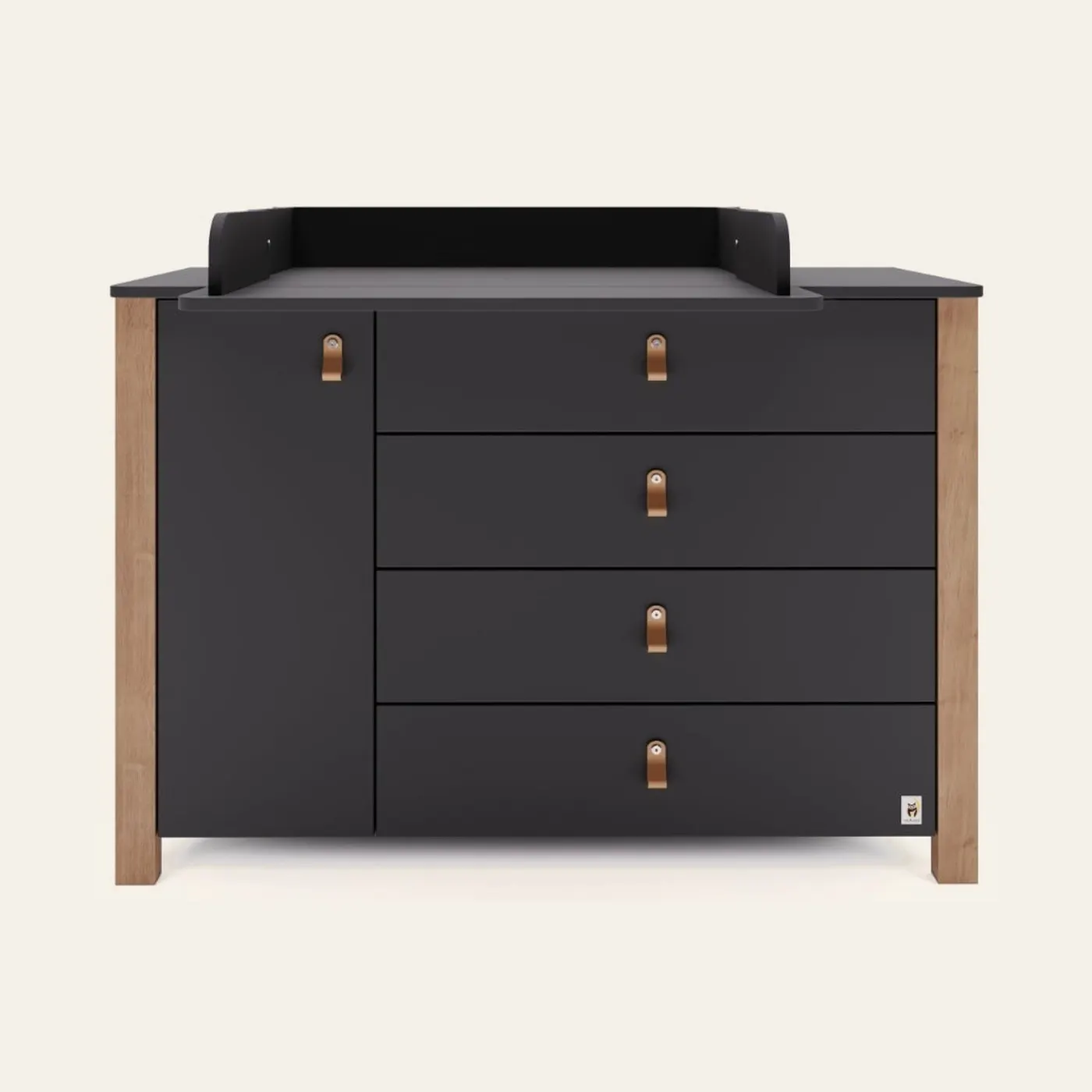 YappyÉtude dresser II 120cm wide, ANTHRACITE: Montessori material | Faborino