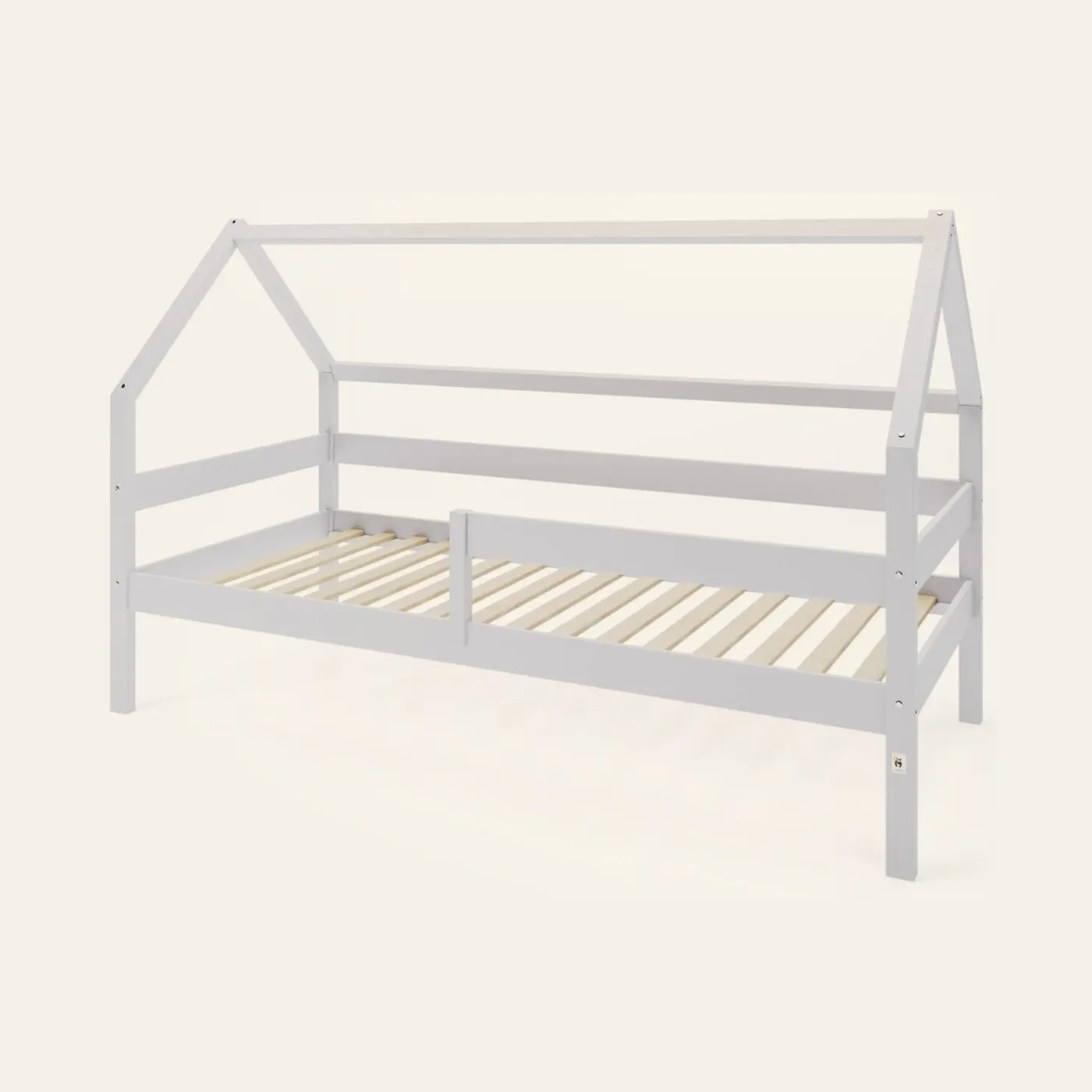 YappySole house bed 200-90cm, LIGHT GREY: Montessori material | Faborino