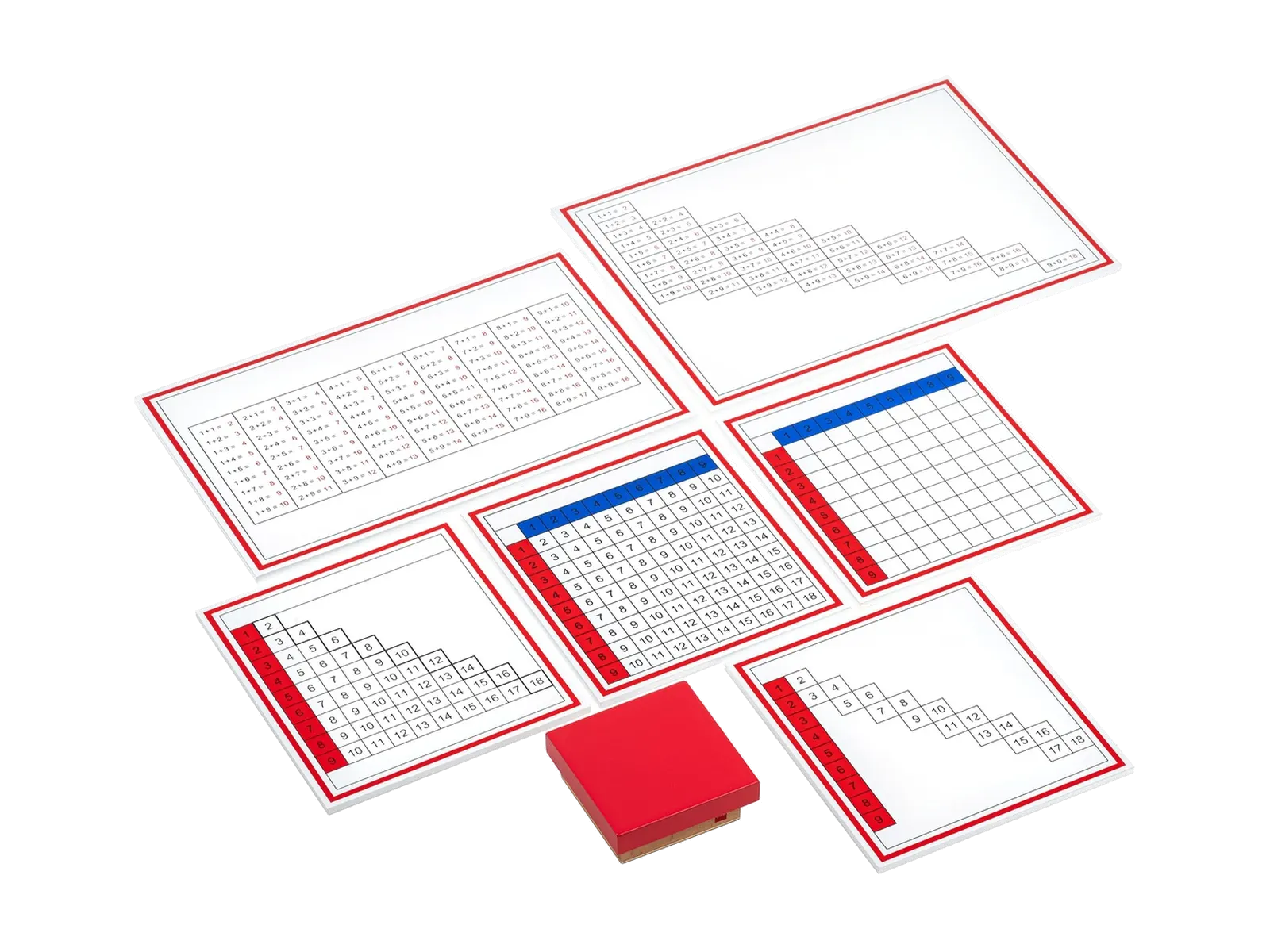 Additions-Arbeitstafeln: Einspluseins schrittweise sichern: Foto des Herstellers